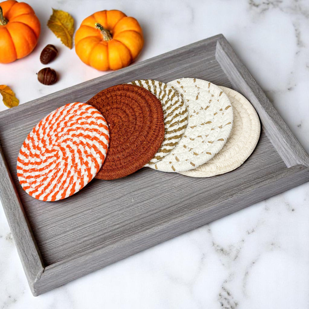 Fall Fabric Coasters - My American Goods