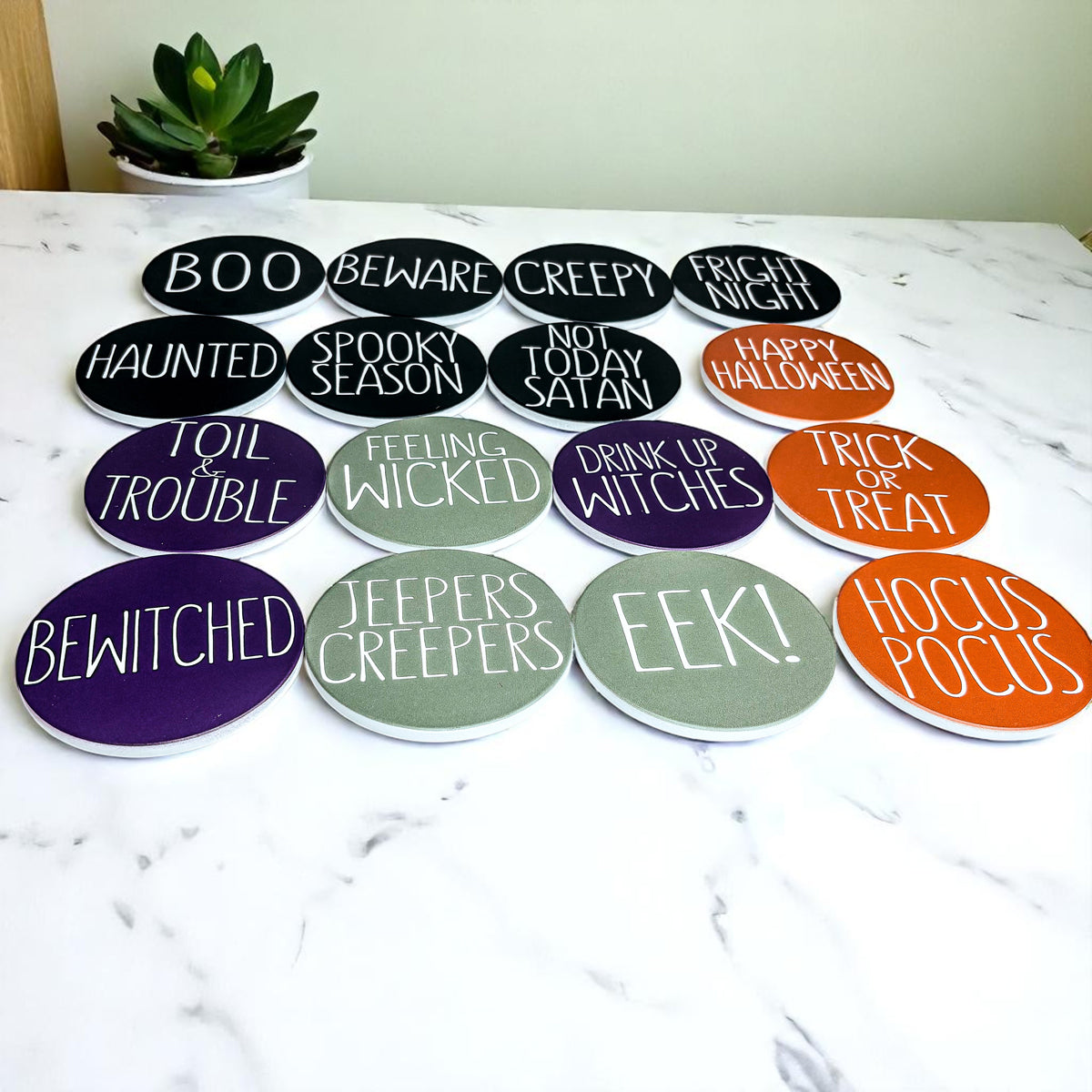 Halloween Coasters - My American Goods
