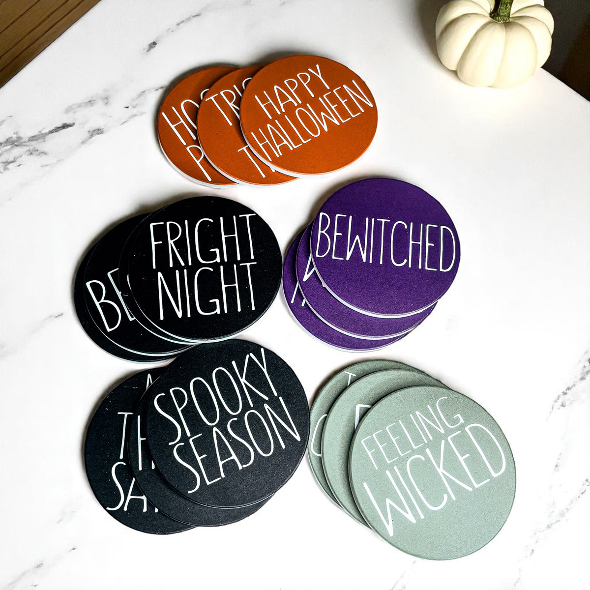 Halloween Coasters - My American Goods