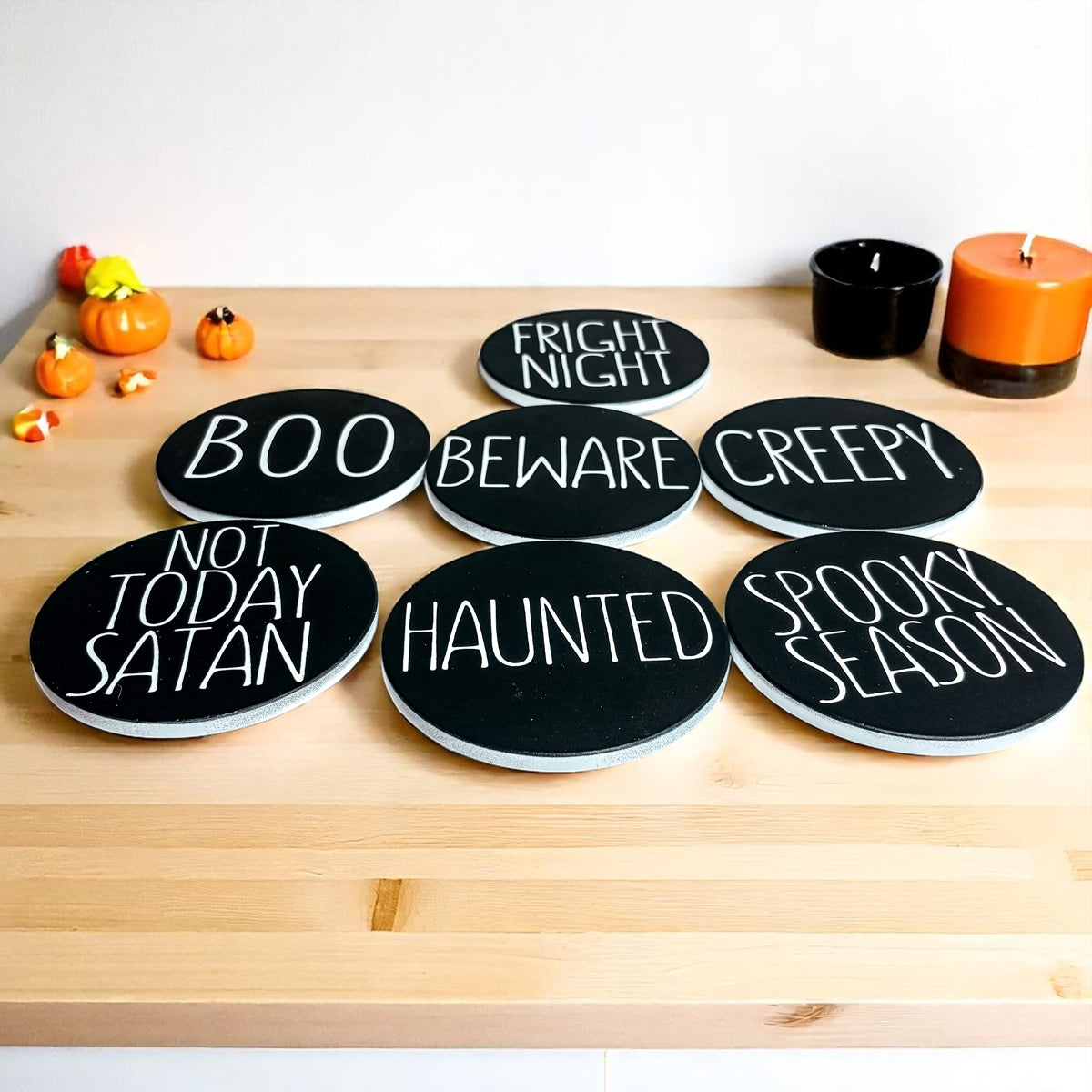 Halloween Coasters - My American Goods