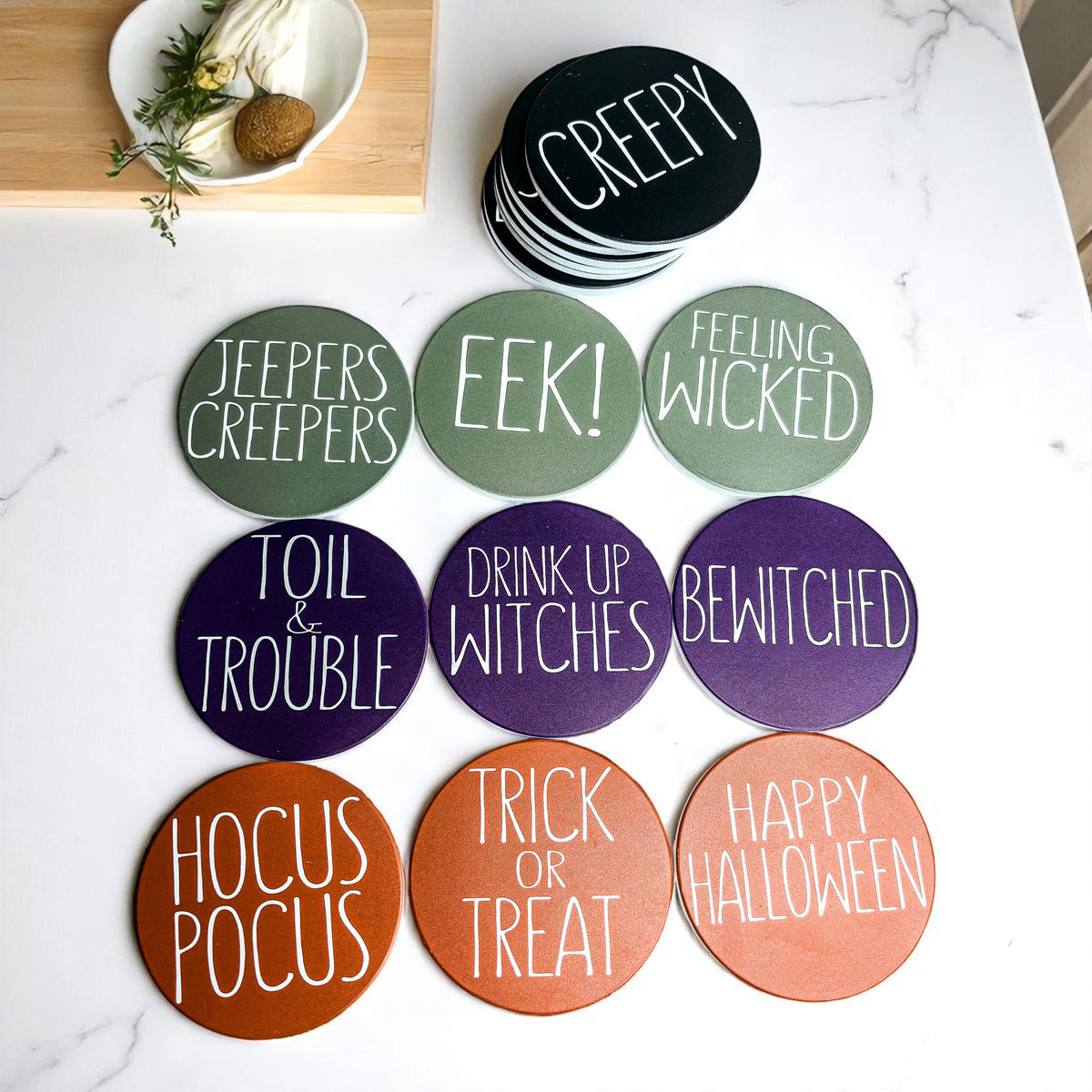 Halloween Coasters - My American Goods