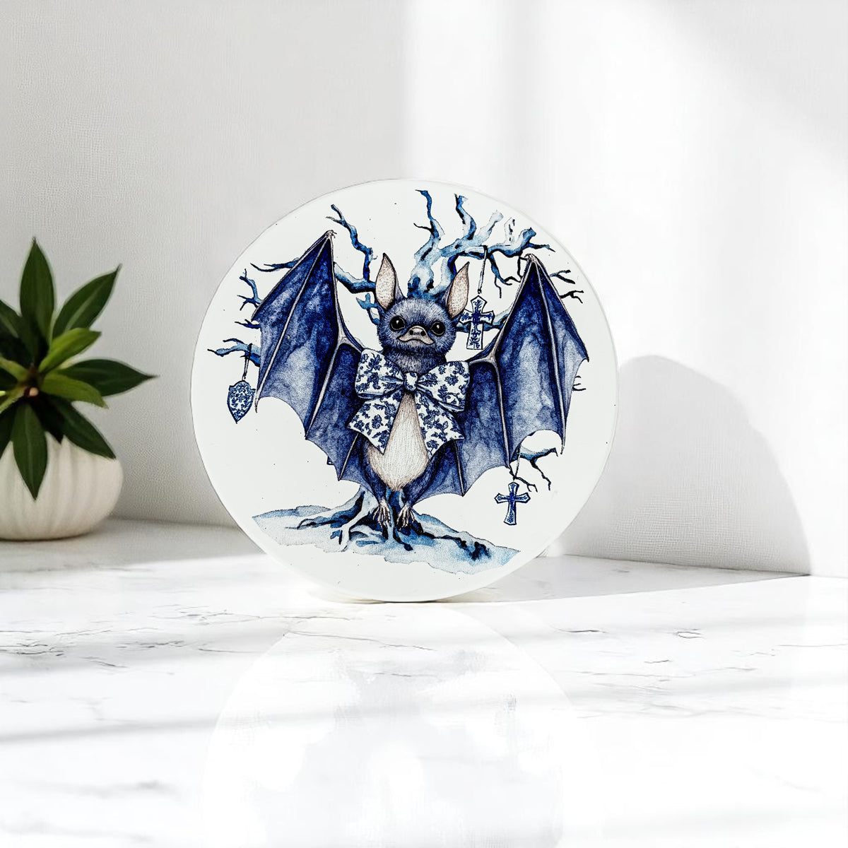 Chinoiserie Halloween Coasters - My American Goods