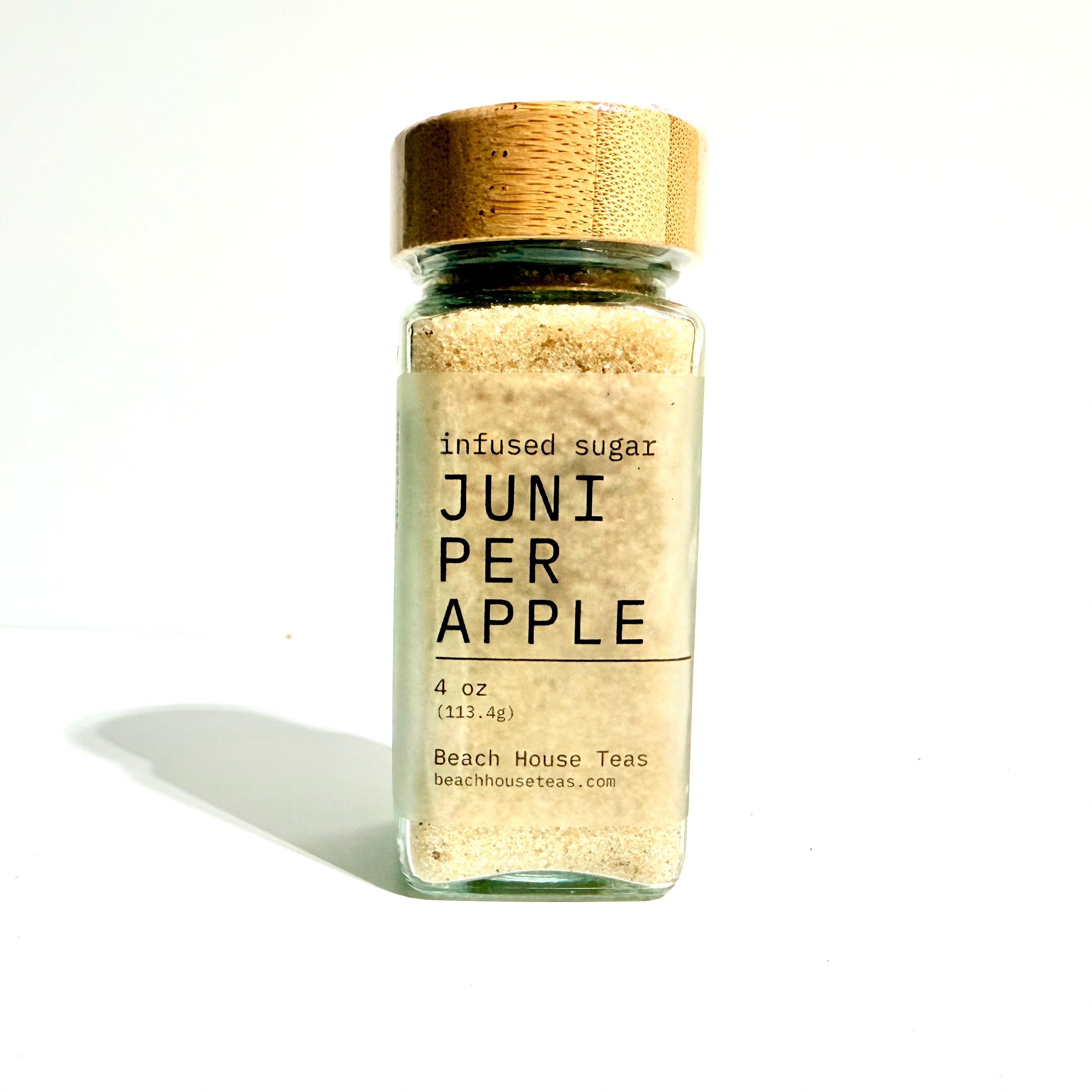 Juniper Apple infused artisan culinary sugar