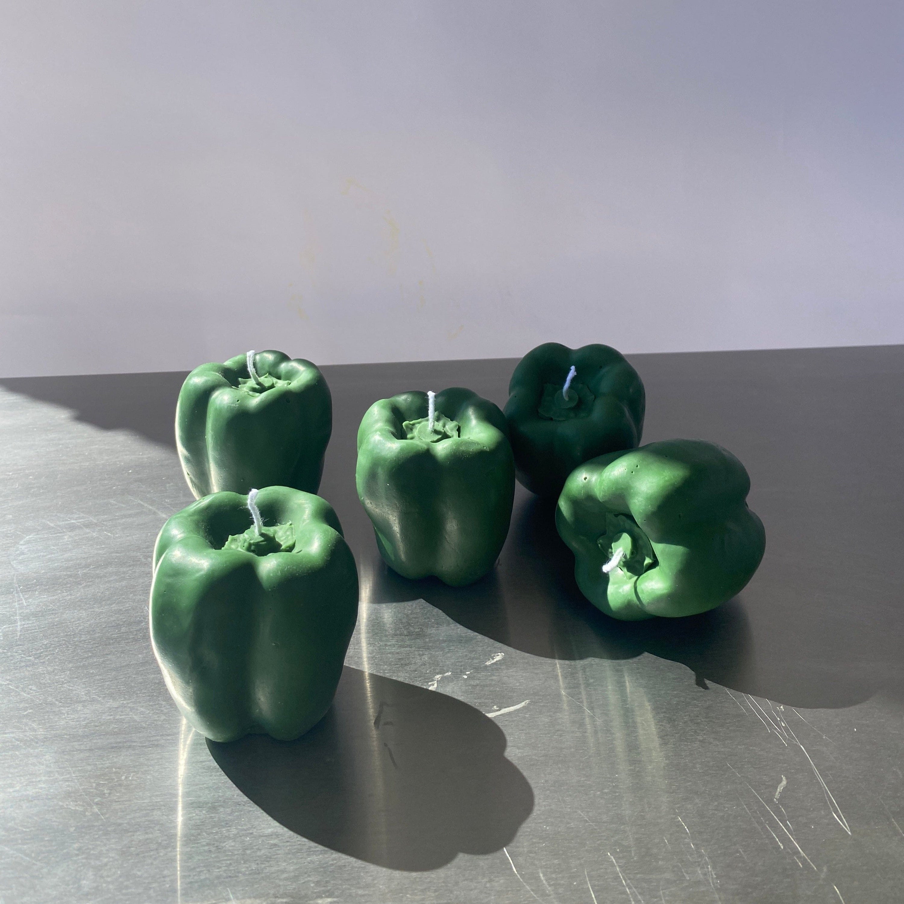 Scandles Farmers Markets Bell Pepper Candle - Green