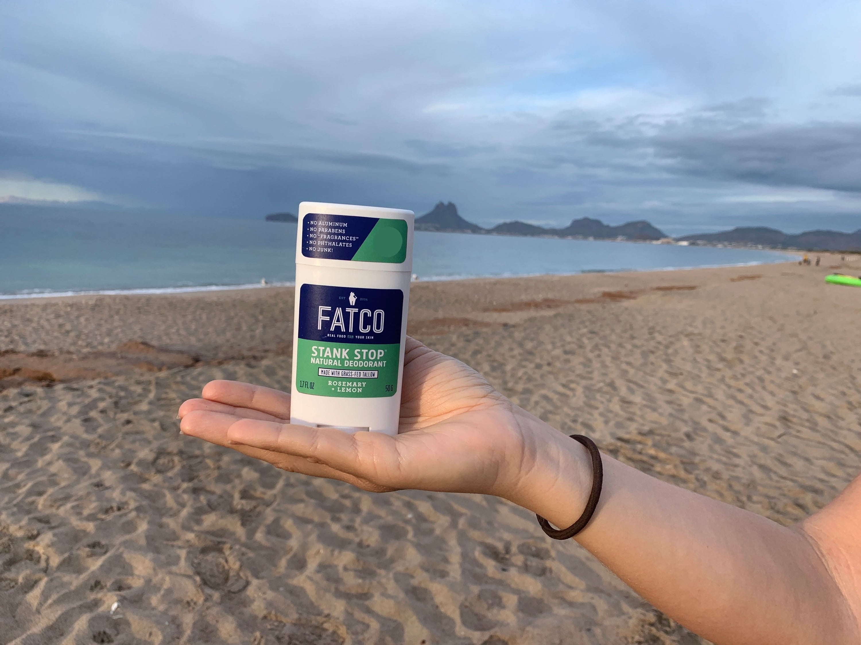 FATCO Skincare Products Stank Stop Deodorant Stick, Rosemary+Lemon, 1.7 Oz