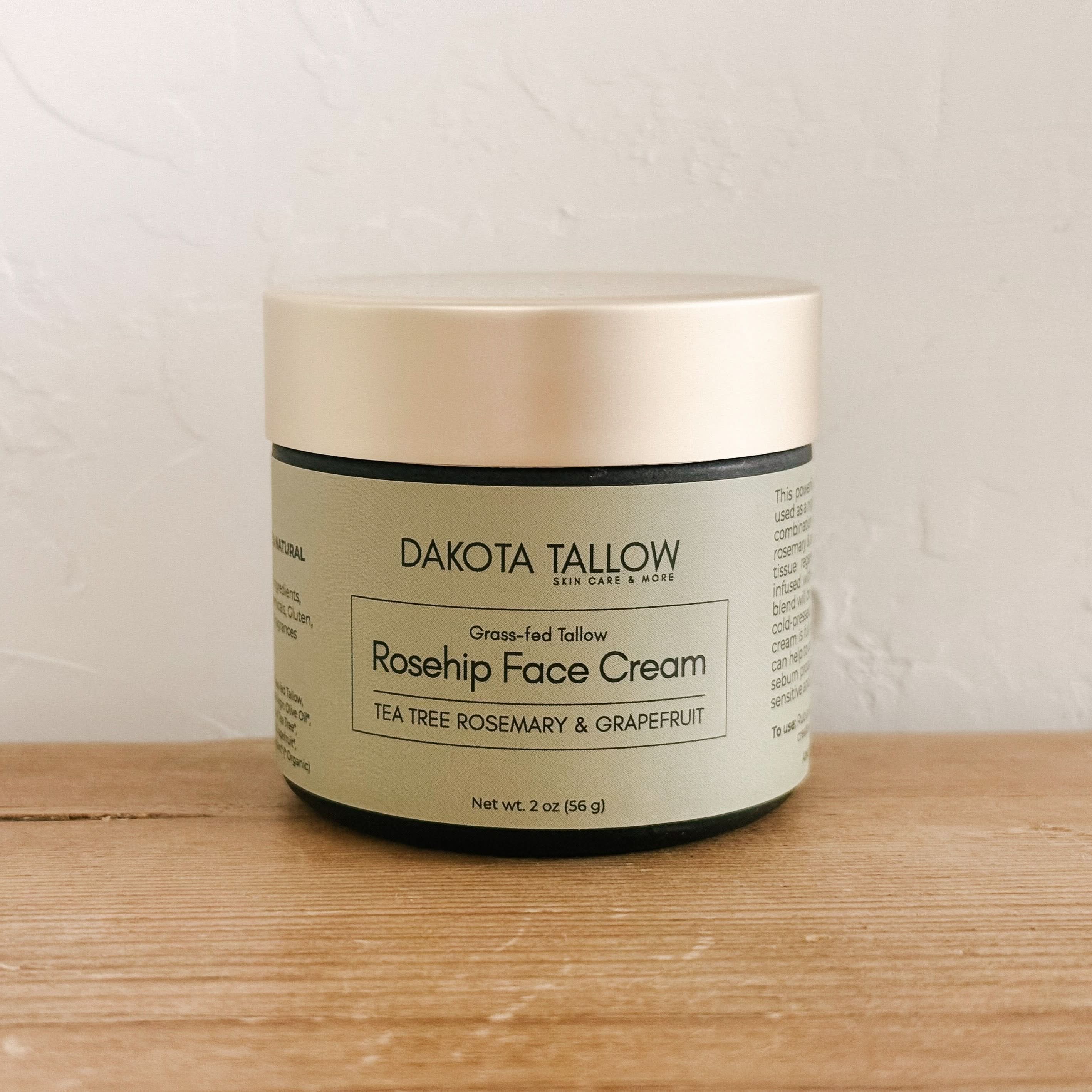 Dakota Tallow Facial Line Dakota Tallow Tea Tree Rosemary & Grapefruit Rosehip Facial Cream