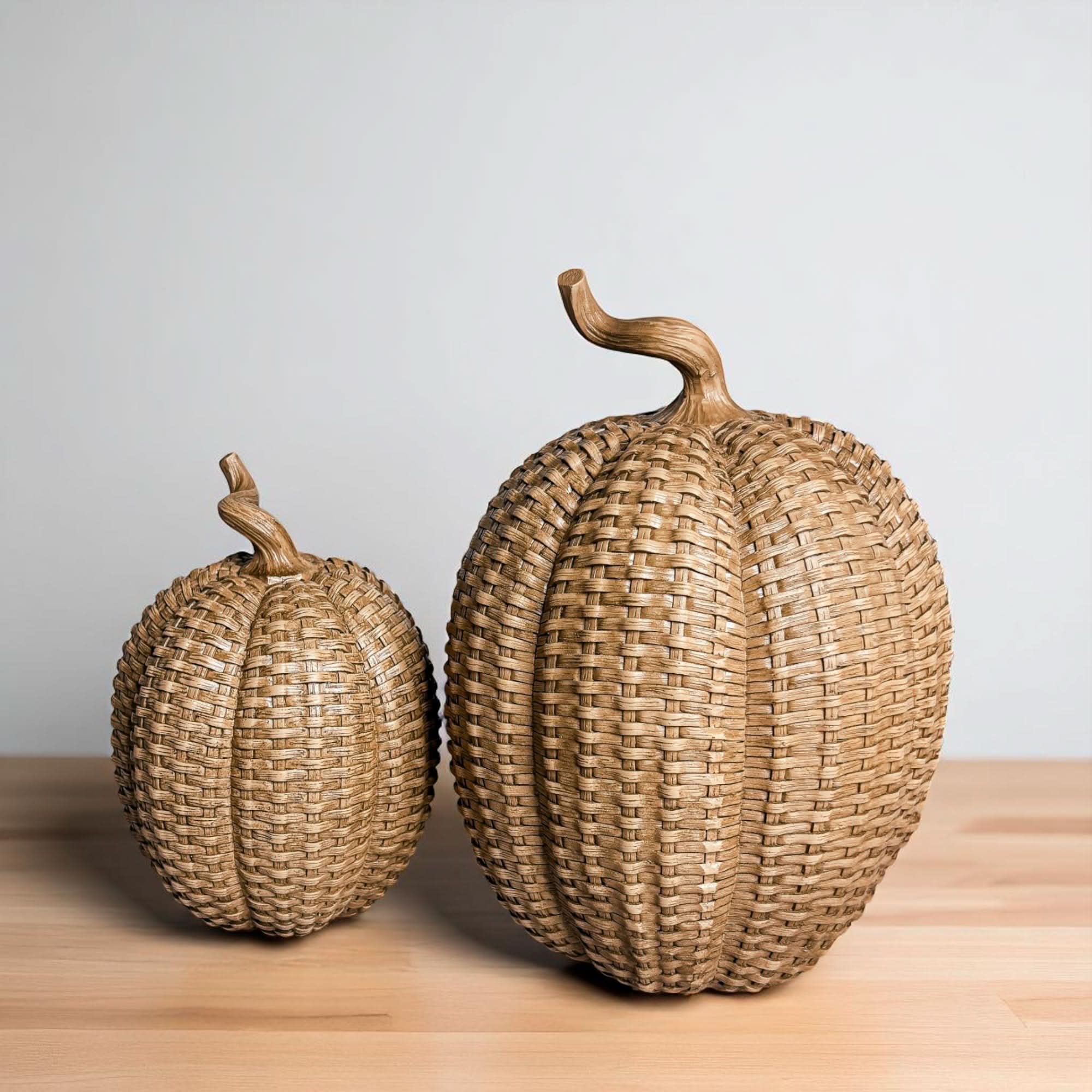 Rattan Pumpkins - My American Goods