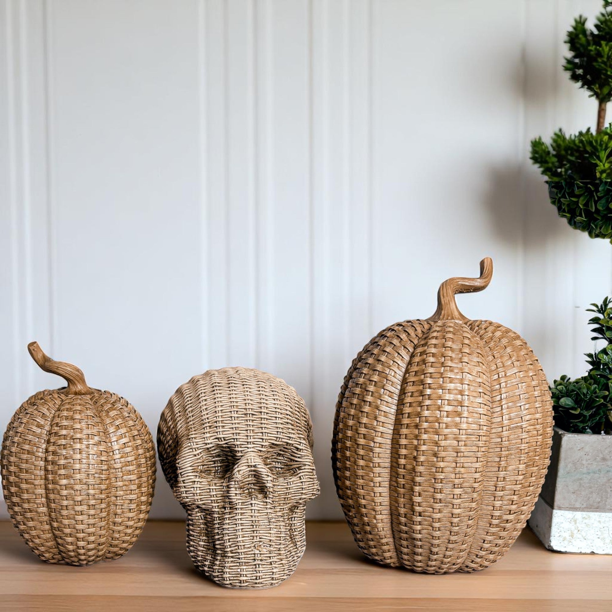 Rattan Pumpkins - My American Goods