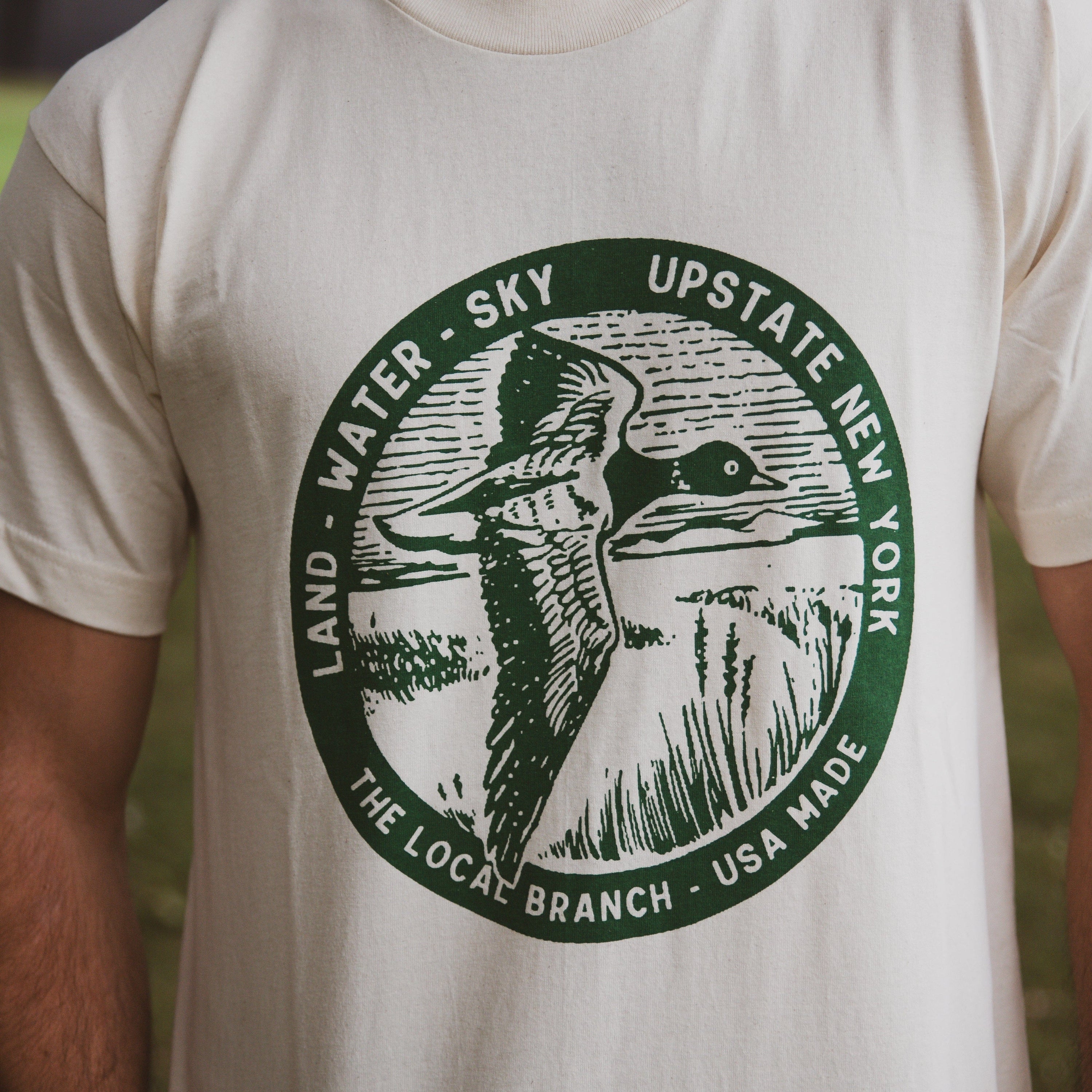 The Local Branch Tee S Mallard Tee - USA Made