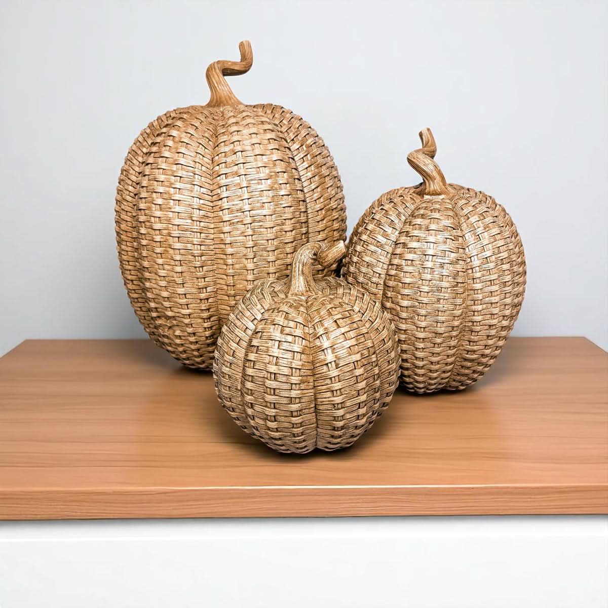 Rattan Pumpkins - My American Goods