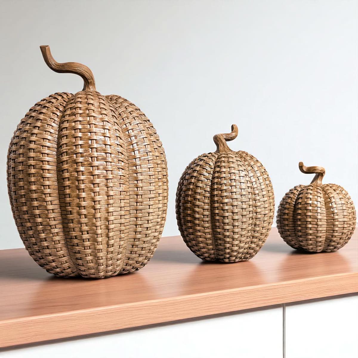 Rattan Pumpkins - My American Goods
