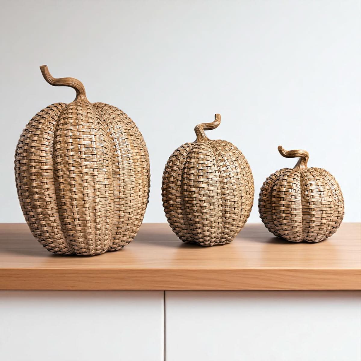 Rattan Pumpkins - My American Goods