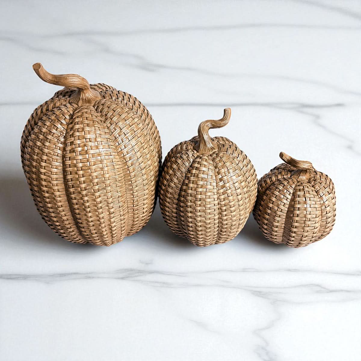 Rattan Pumpkins - My American Goods