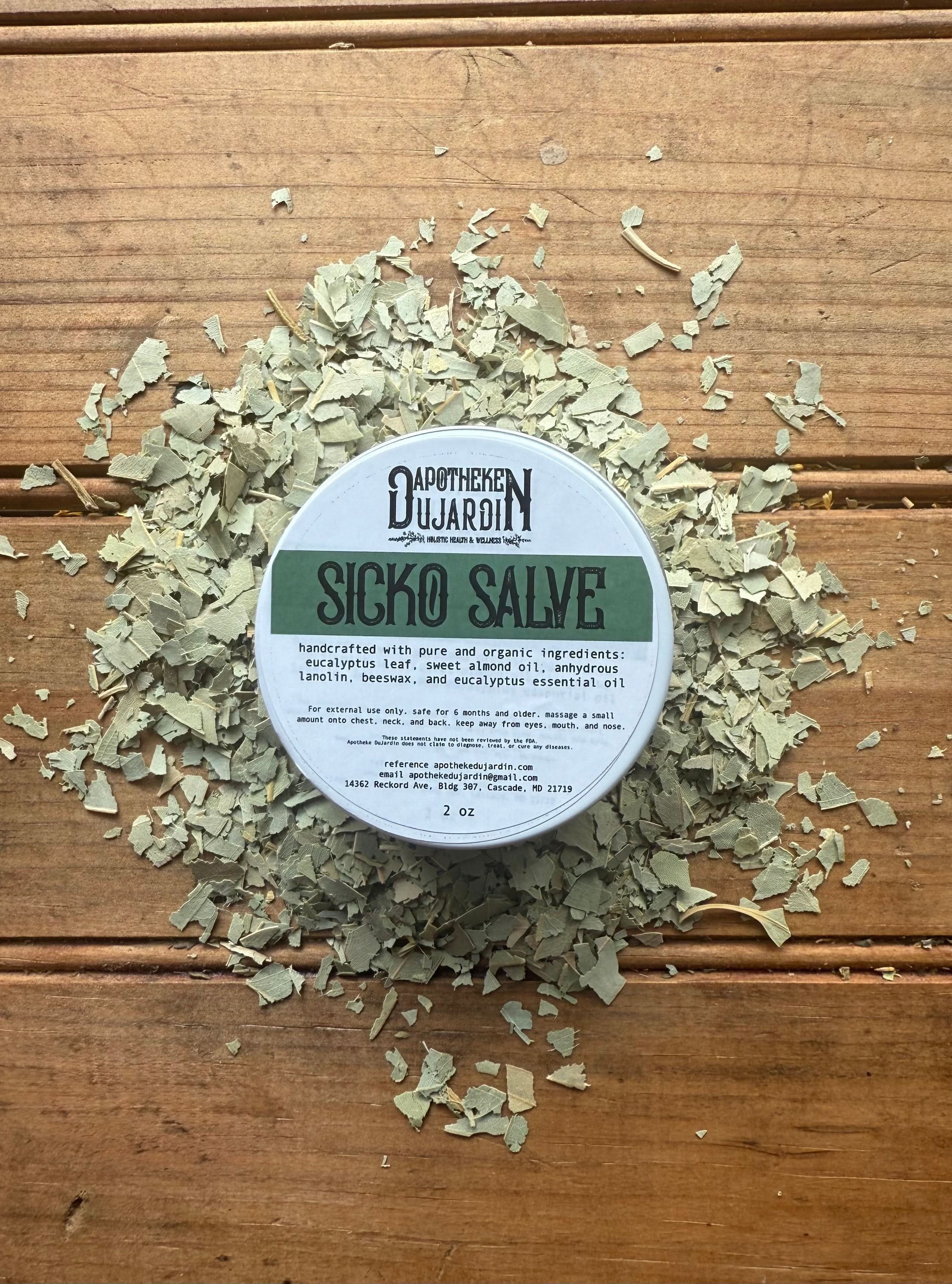 Apotheke DuJardin Sicko Salve | Ease Breathing