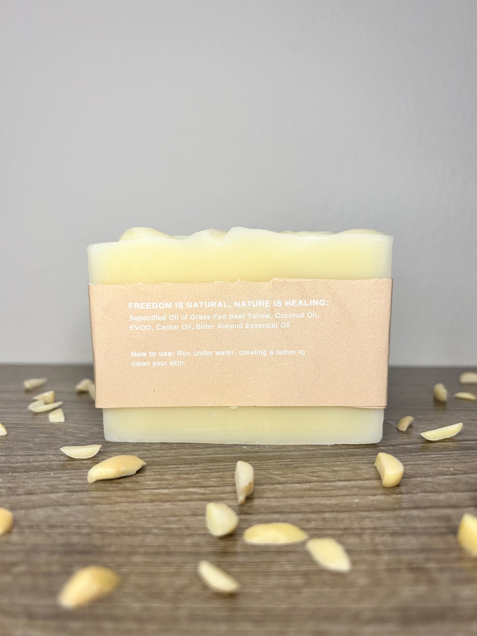Sweet Almond Tallow Soap Bar - My American Goods