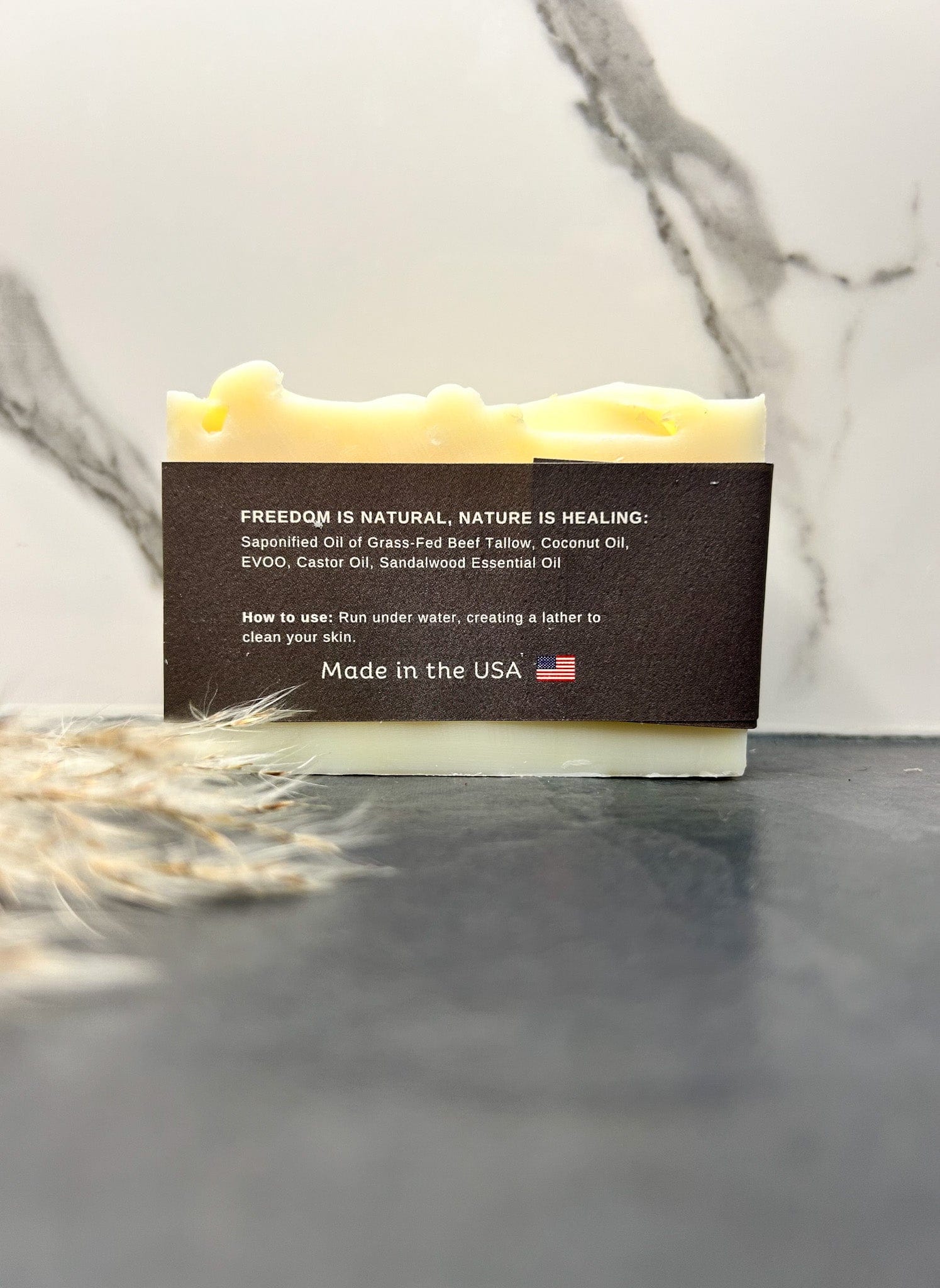 Born To Be Free soap Sandalwood Tallow Soap Bar