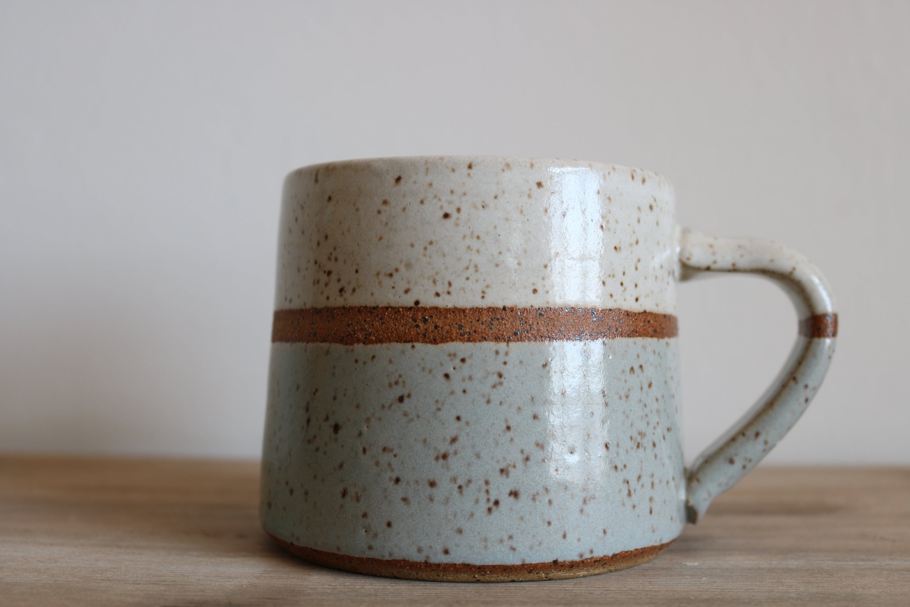 KJ Pottery Mug Speckled Grey The Mug