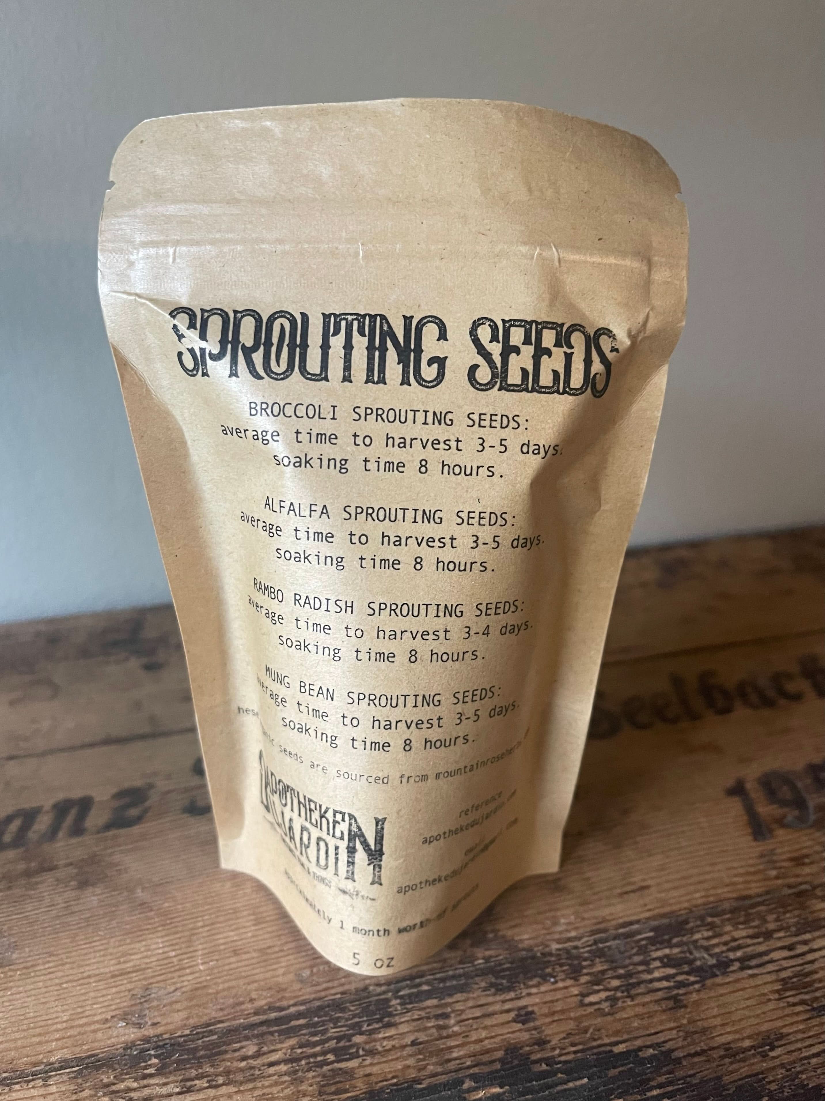 Seed Sprouting Kit | Sprouts | Microgreens - My American Goods