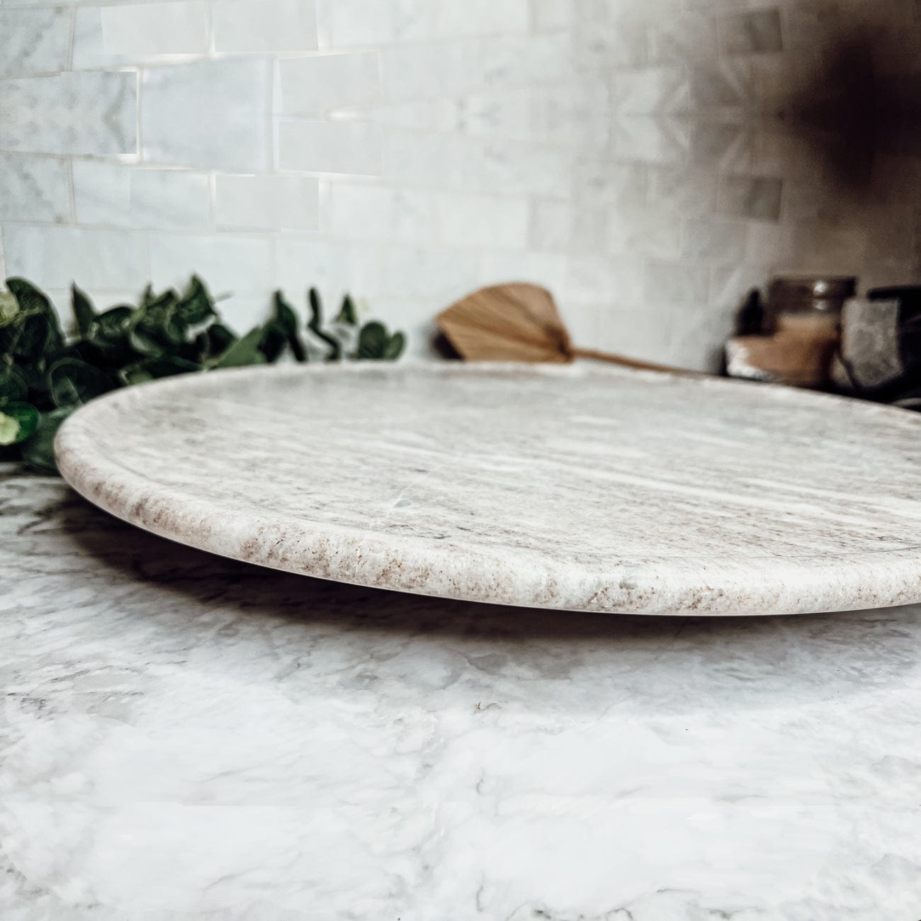 Gia Roma Charcuterie Marble Lazy Susan