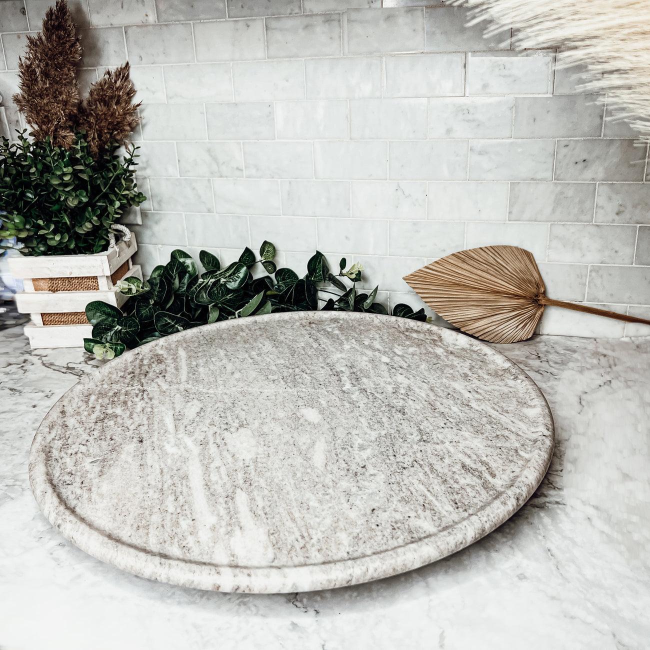Gia Roma Charcuterie Marble Lazy Susan