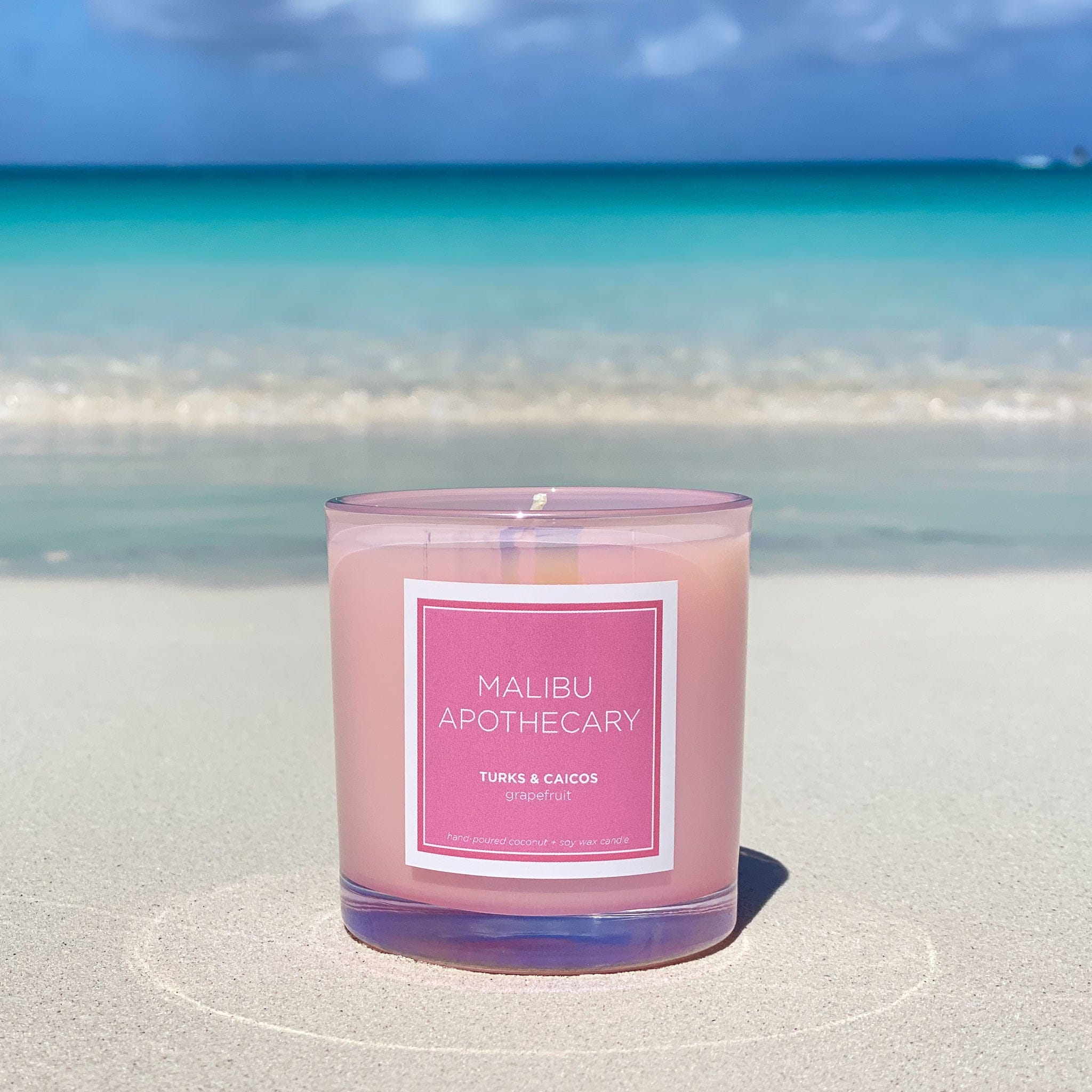 Iridescent Pink Candle - My American Goods