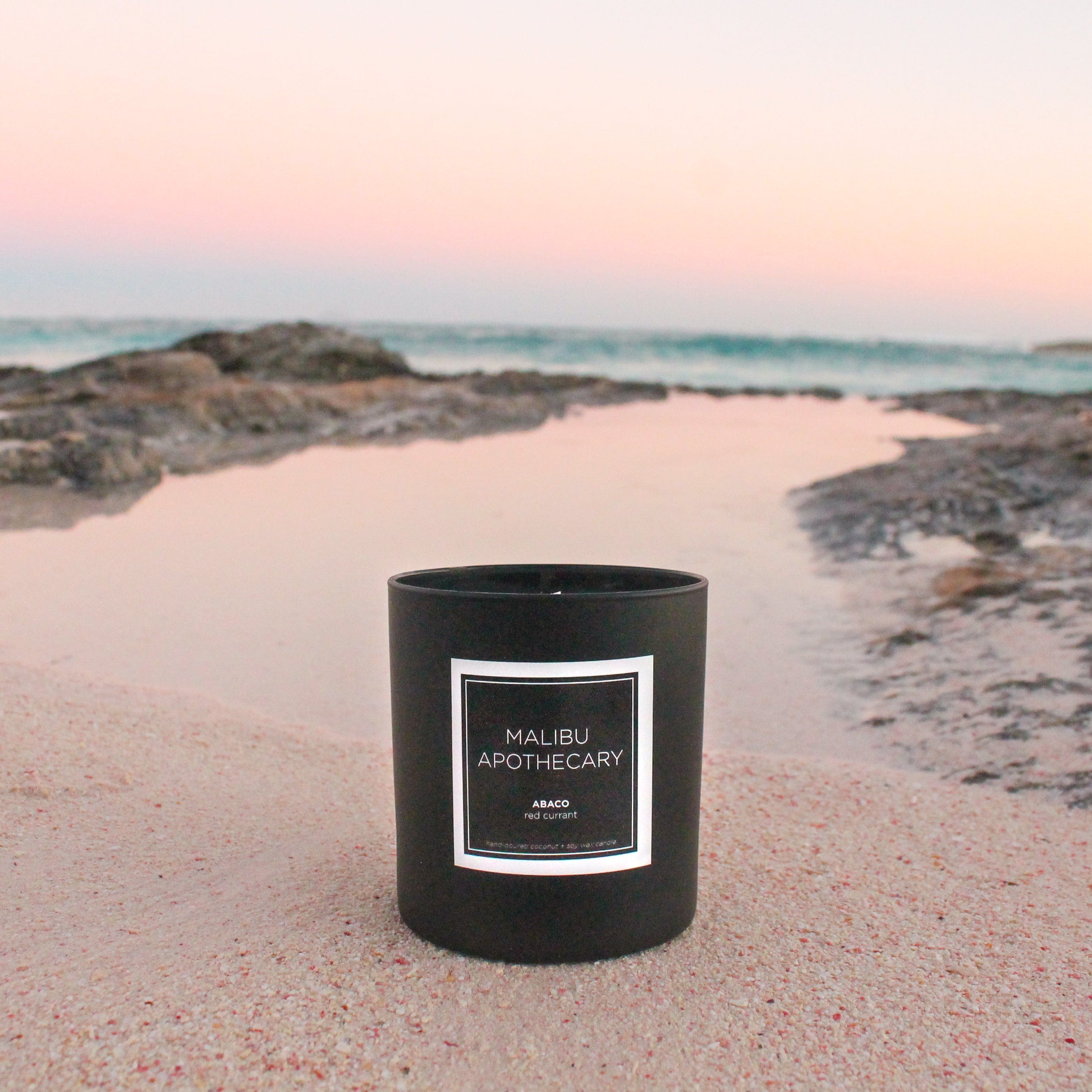 Malibu Apothecary Candle Matte Black Candle