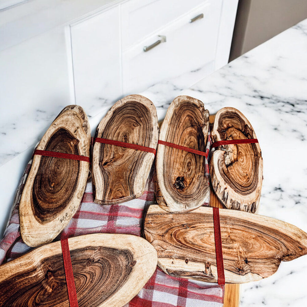 Holiday Charcuterie & Tartan Towel Set - My American Goods