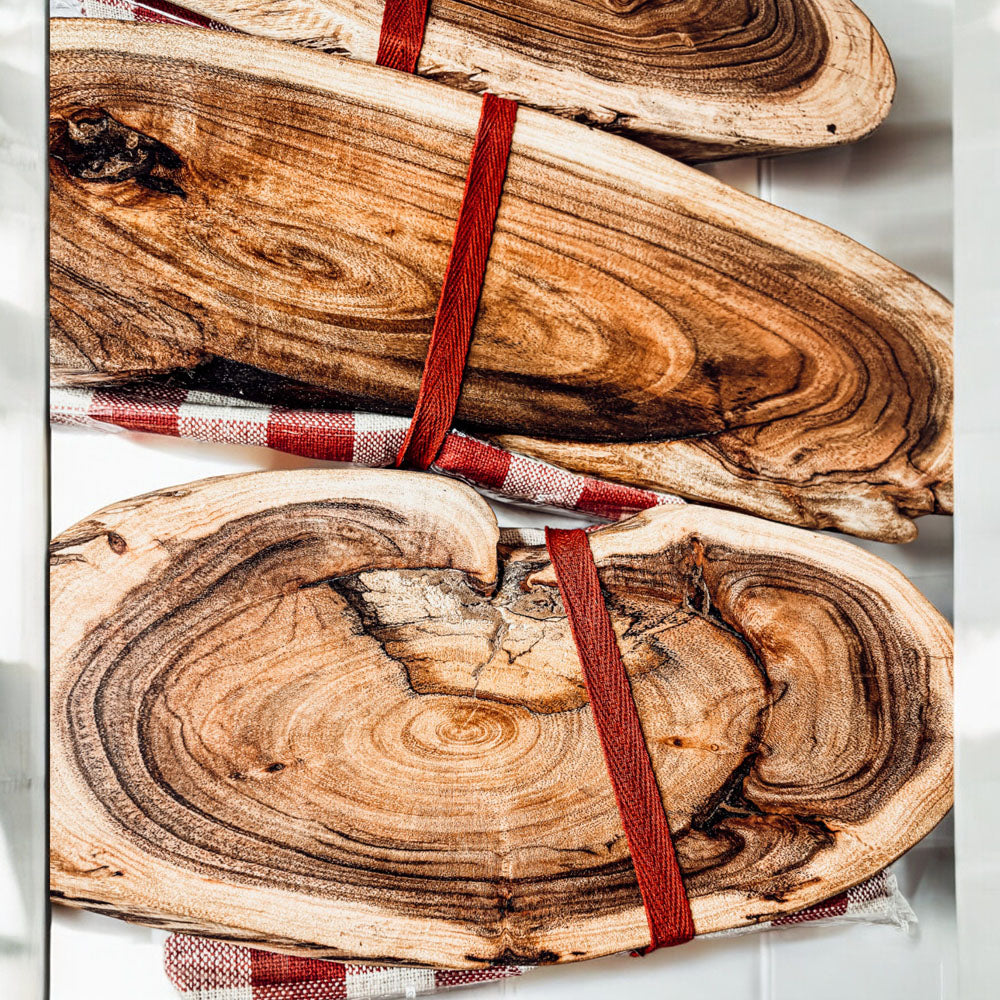 Holiday Charcuterie & Tartan Towel Set - My American Goods