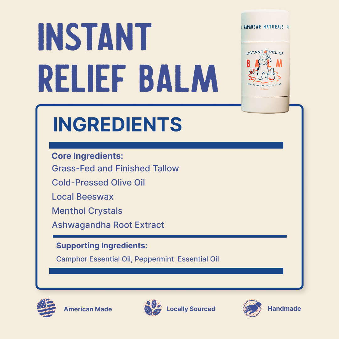 Papabear Instant Relief Balm - My American Goods