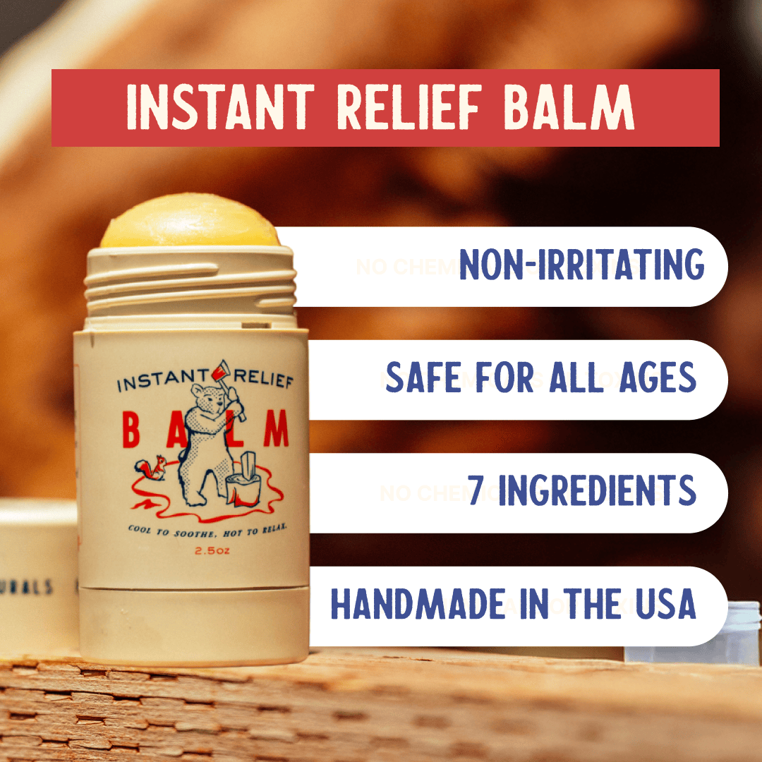 PapaBear Naturals Papabear Instant Relief Balm 2.5 oz