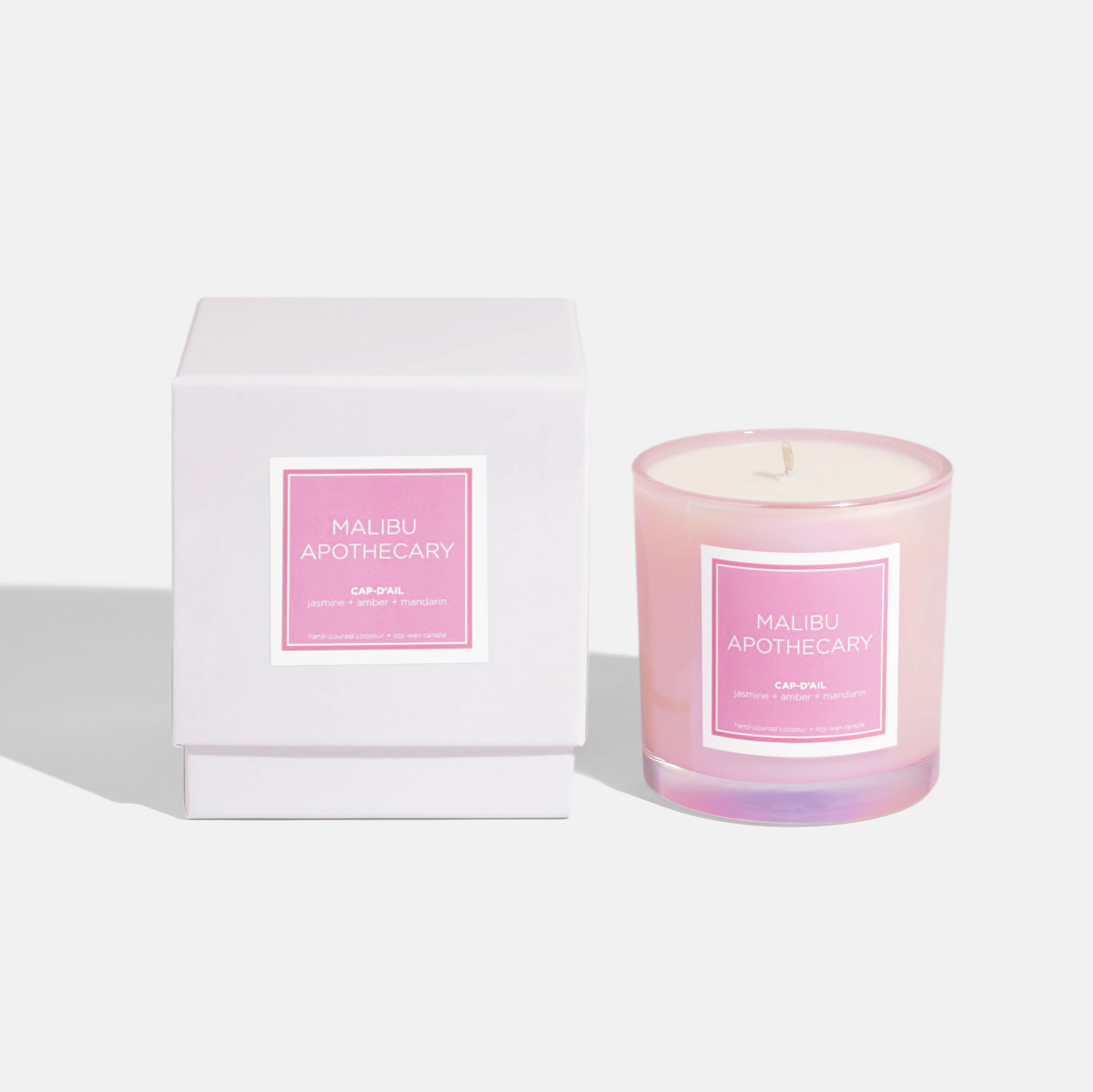 Malibu Apothecary Pink Iridescent Pink Candle