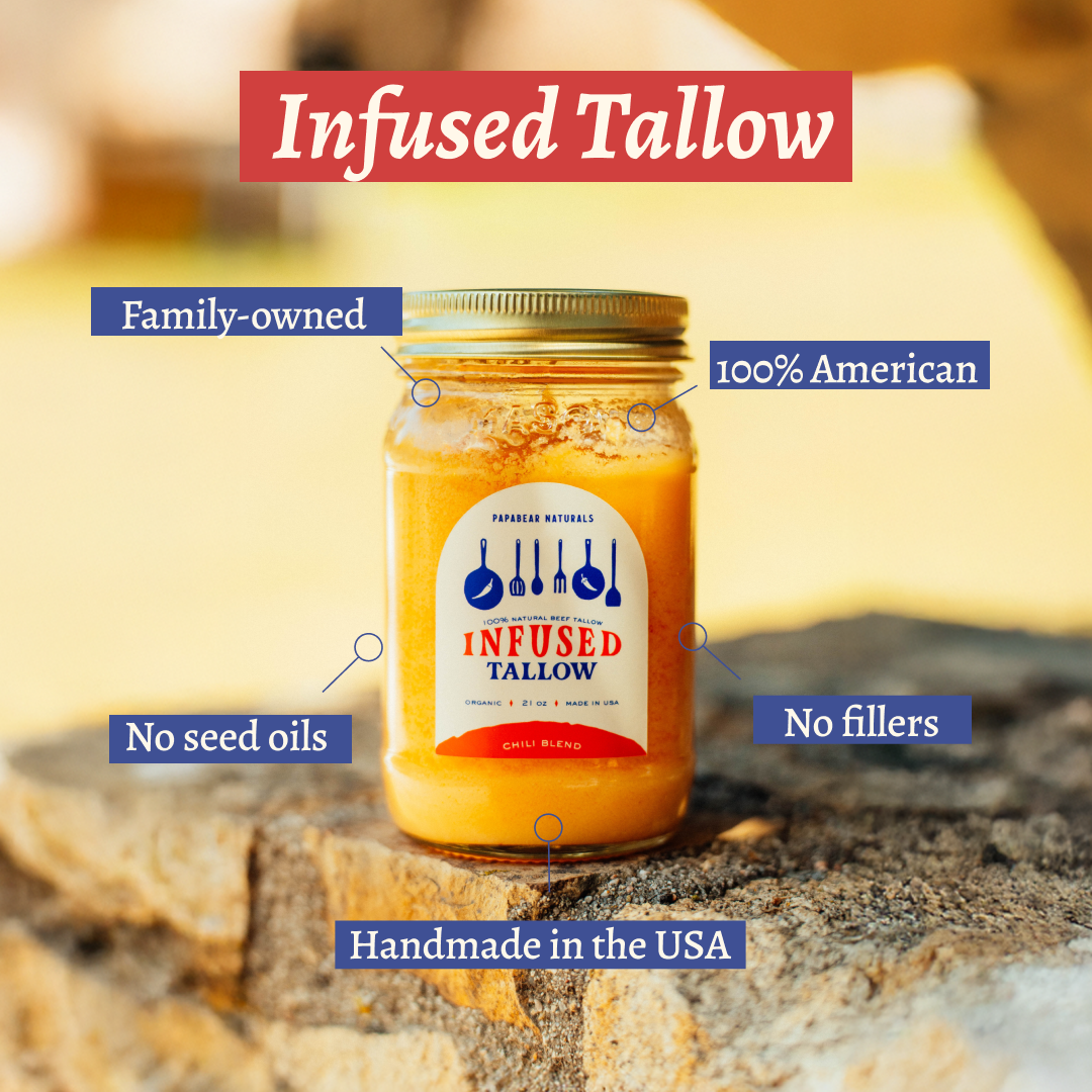 Papabear Cooking Tallow - My American Goods