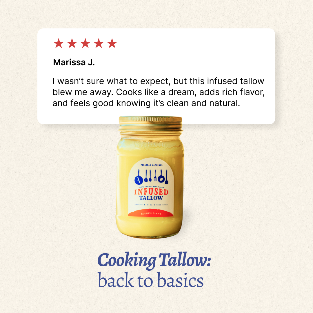 Papabear Cooking Tallow - My American Goods