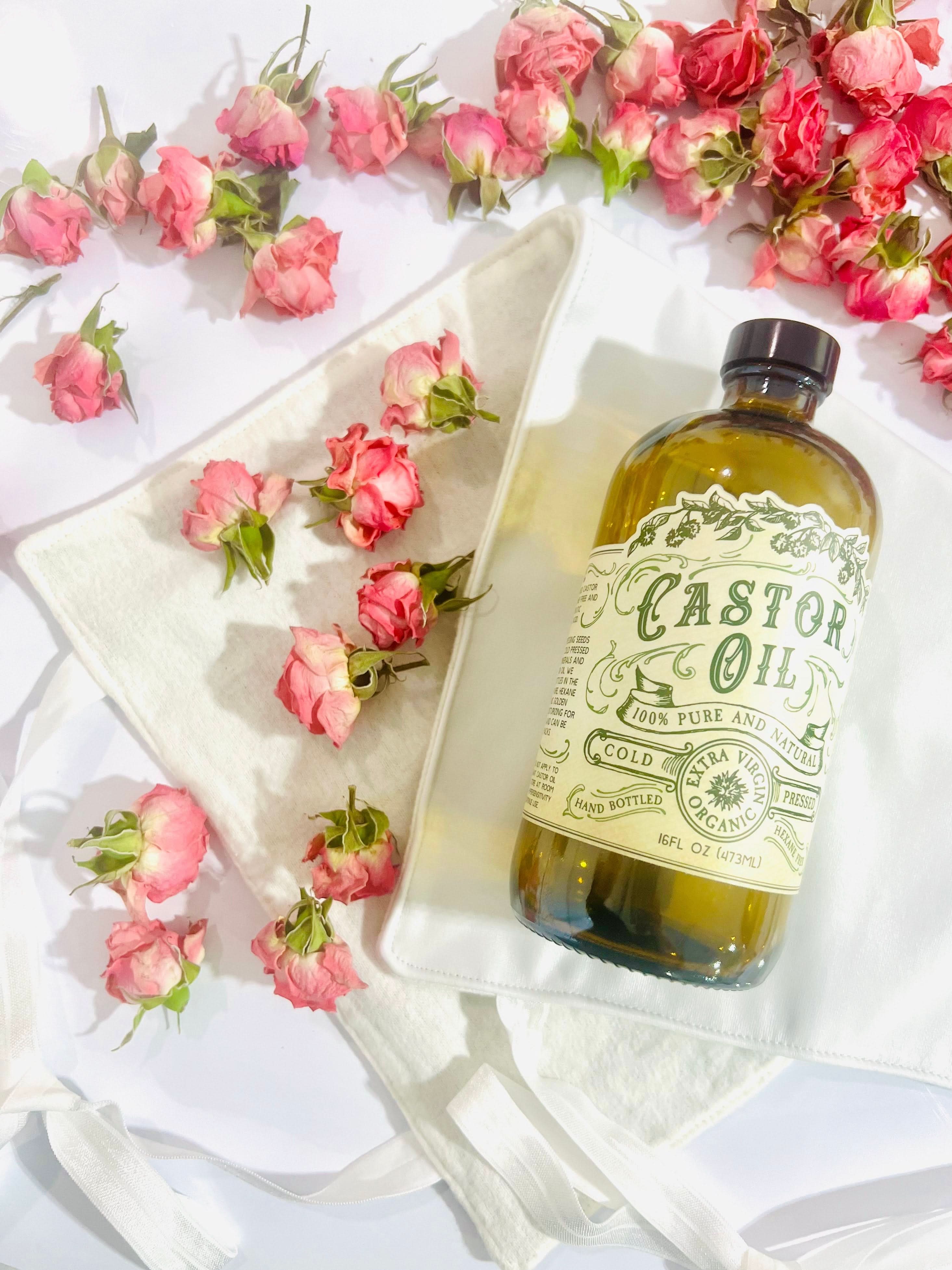 Roots and Leaves, LLC Organic Cold Pressed Hexane Free Castor Oil 16 oz