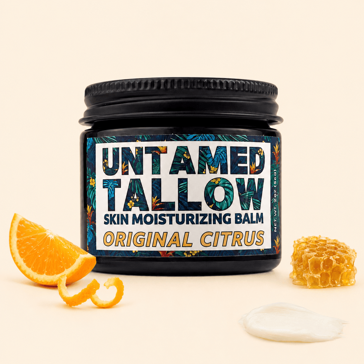 Untamed Tallow Skin Care Untamed Tallow Citrus Skin Moisturizing Balm - 2oz