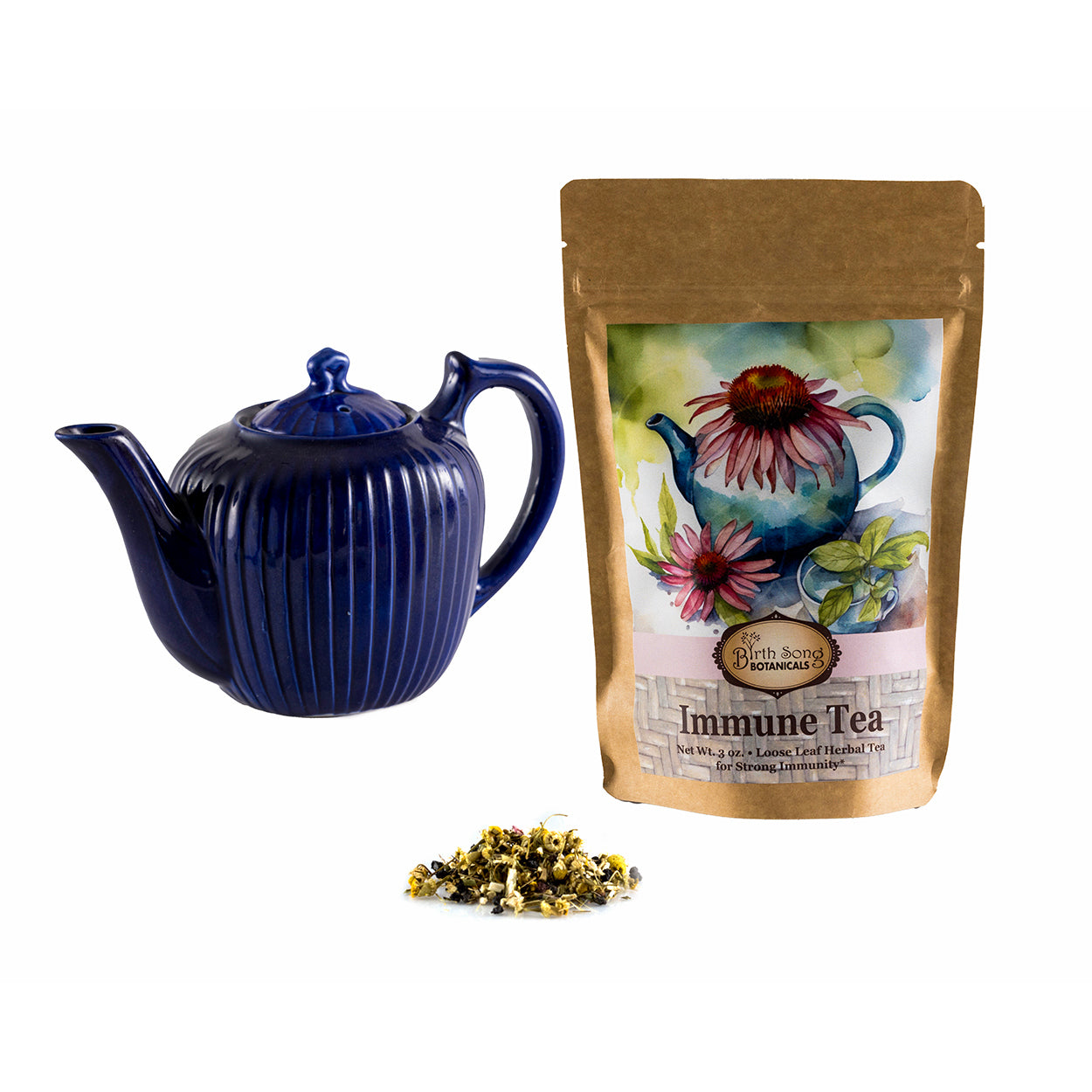 Herbal Tea Blend β Elderberry & Echinacea - My American Goods