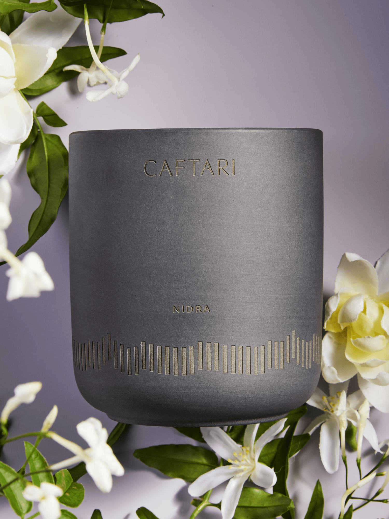Caftari Candle Nidra (Sweet Herbal Floral) Personalize Your Candle