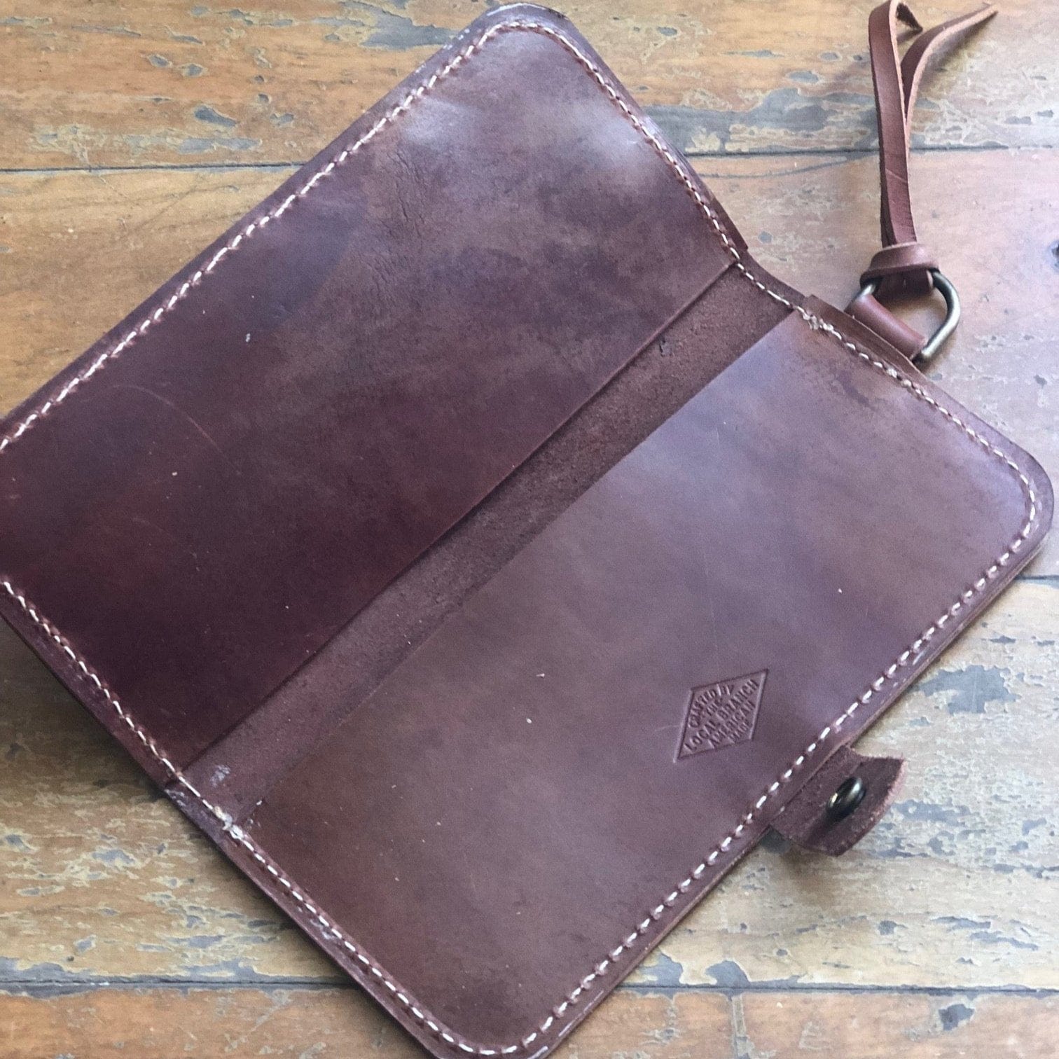 The Local Branch Wallet Woven Leather Fishtail Wallet - USA Made