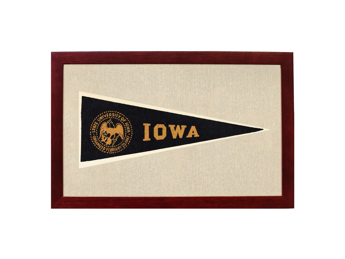 Vintage University of Iowa Hormel Pennant