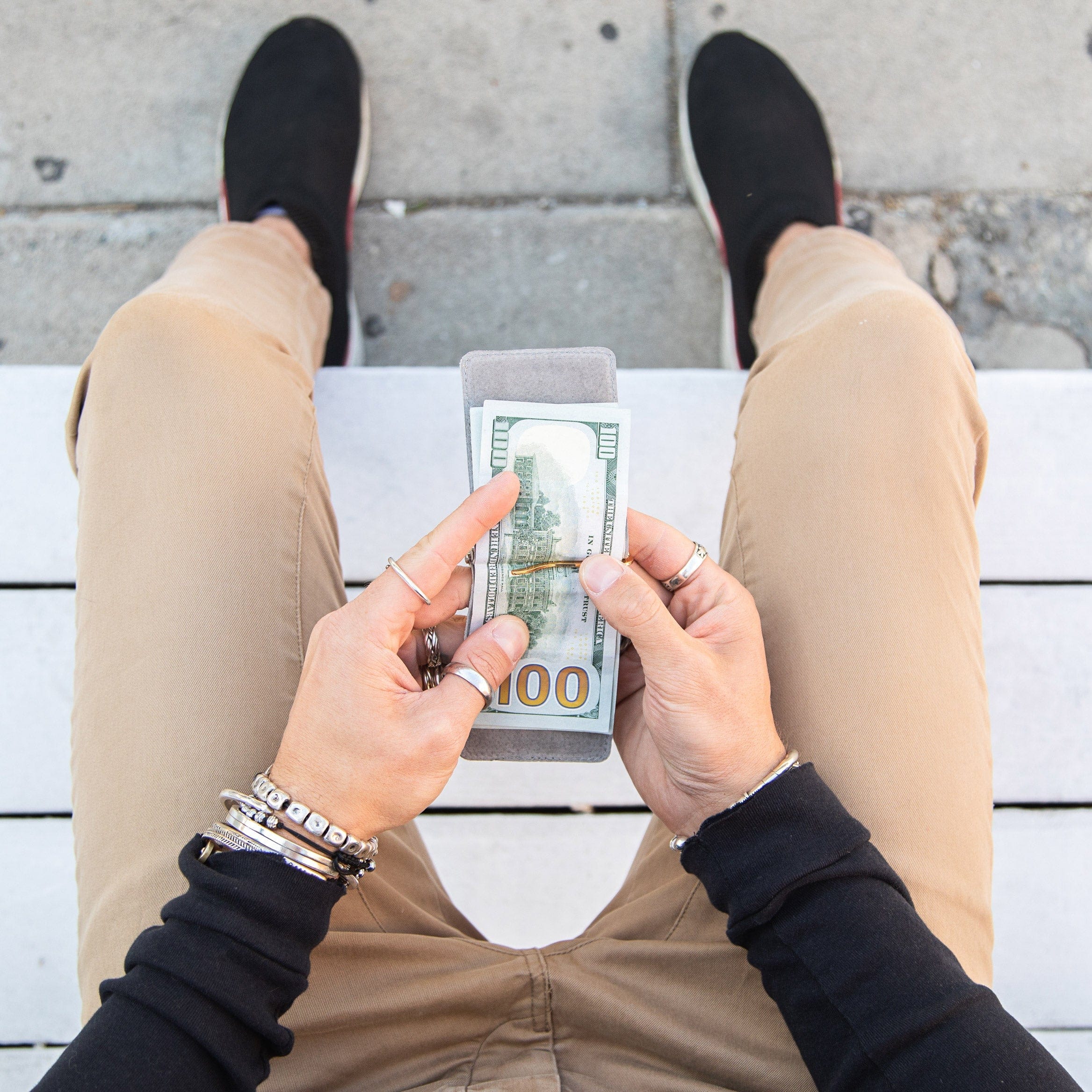 Money Clip Wallet - Black