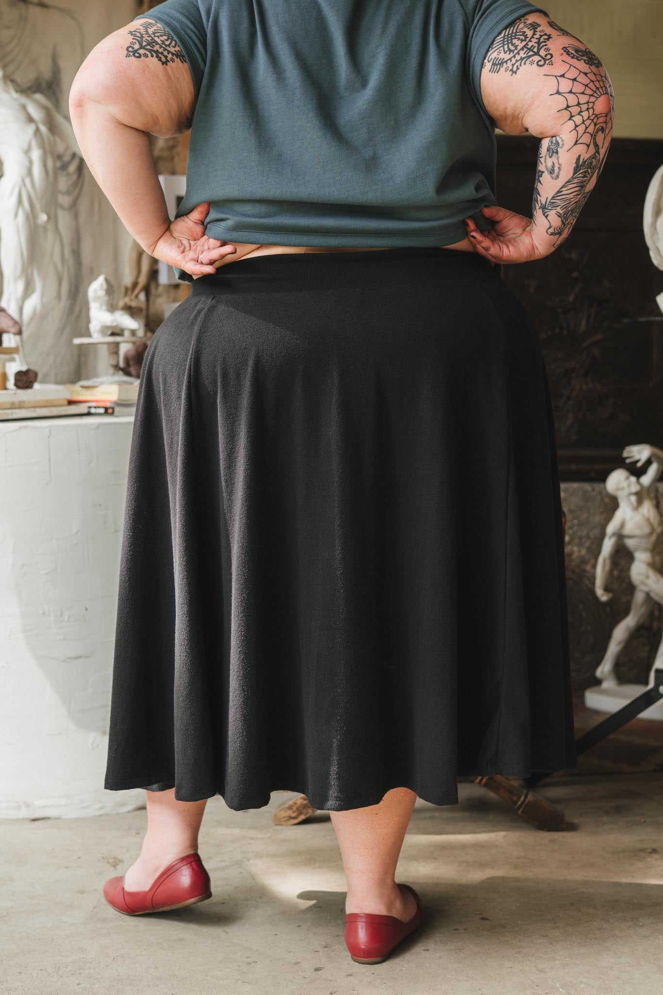 Muse Skirt in Graphite