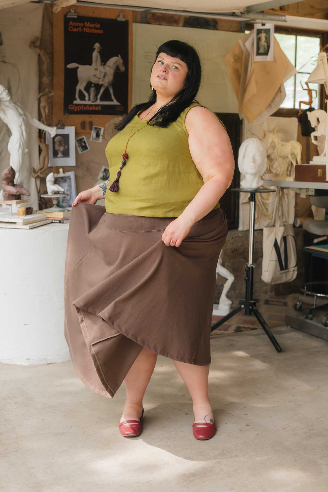 Muse Skirt in Umber