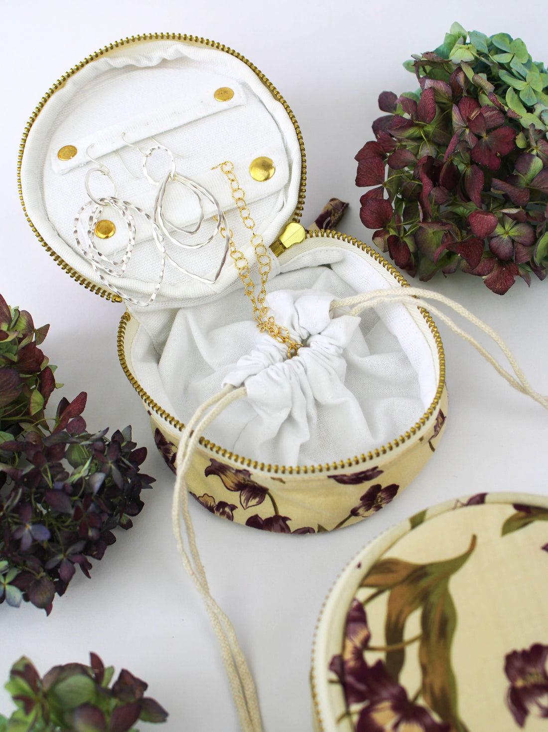 Purple Tulip Jewelry Pouch - My American Goods