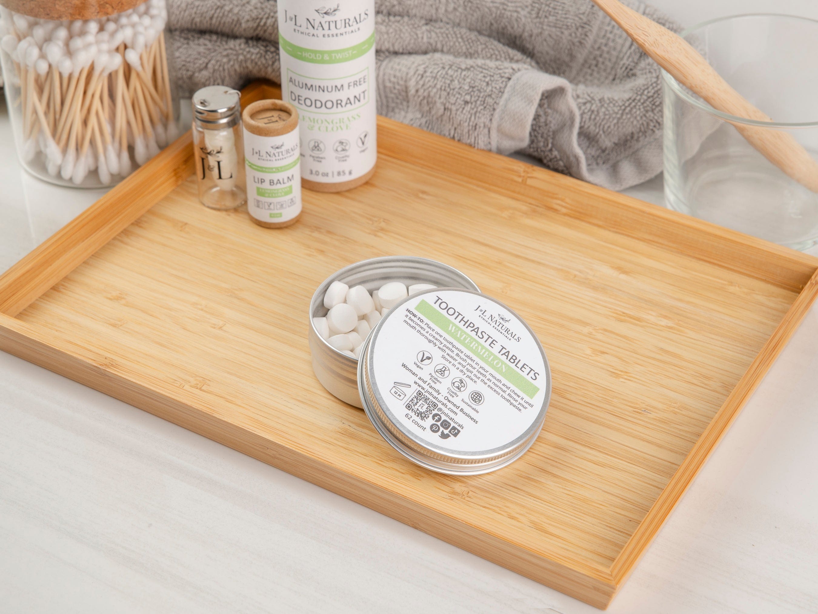 J&L Naturals Oral Care Toothpaste Tablets