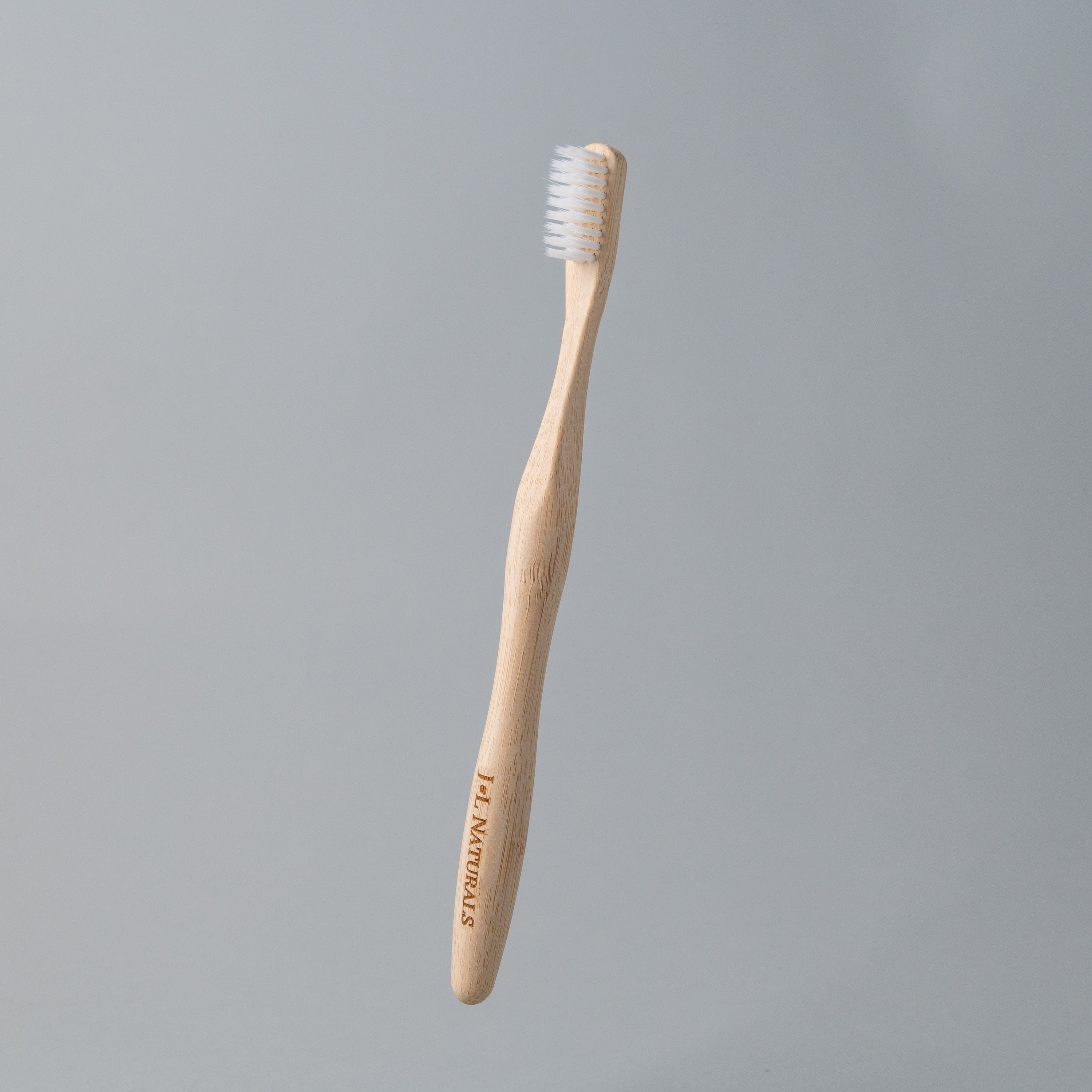 J&L Naturals Essentials White Bamboo Toothbrush