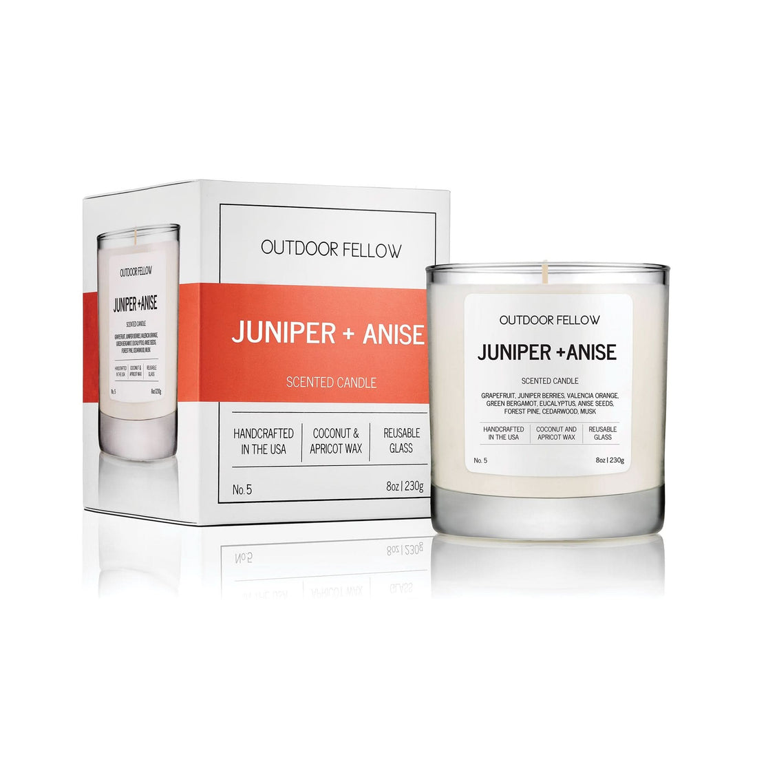 Juniper and Anise Scented Candle - My American Goods