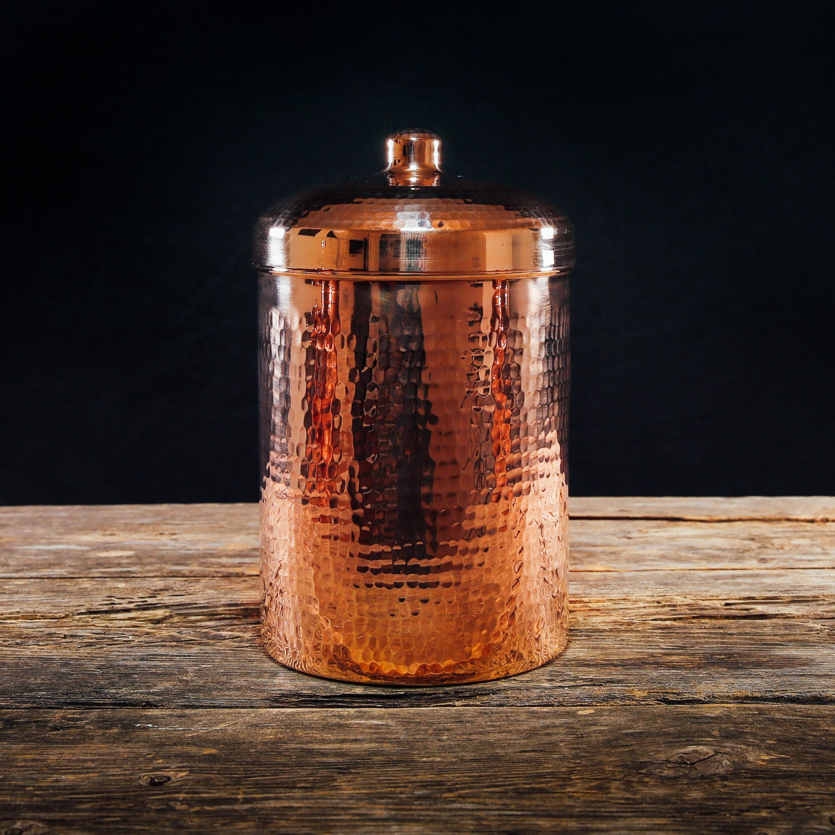 Sertodo Canisters 5.25 quart, 9x7 inch / Polish Copper Kitchen Compost Bin (Canisters)