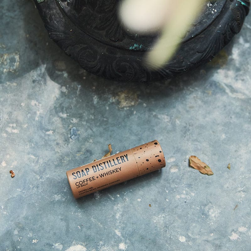 Soap Distillery Lip Balm Coffee + Whiskey Lip Balm