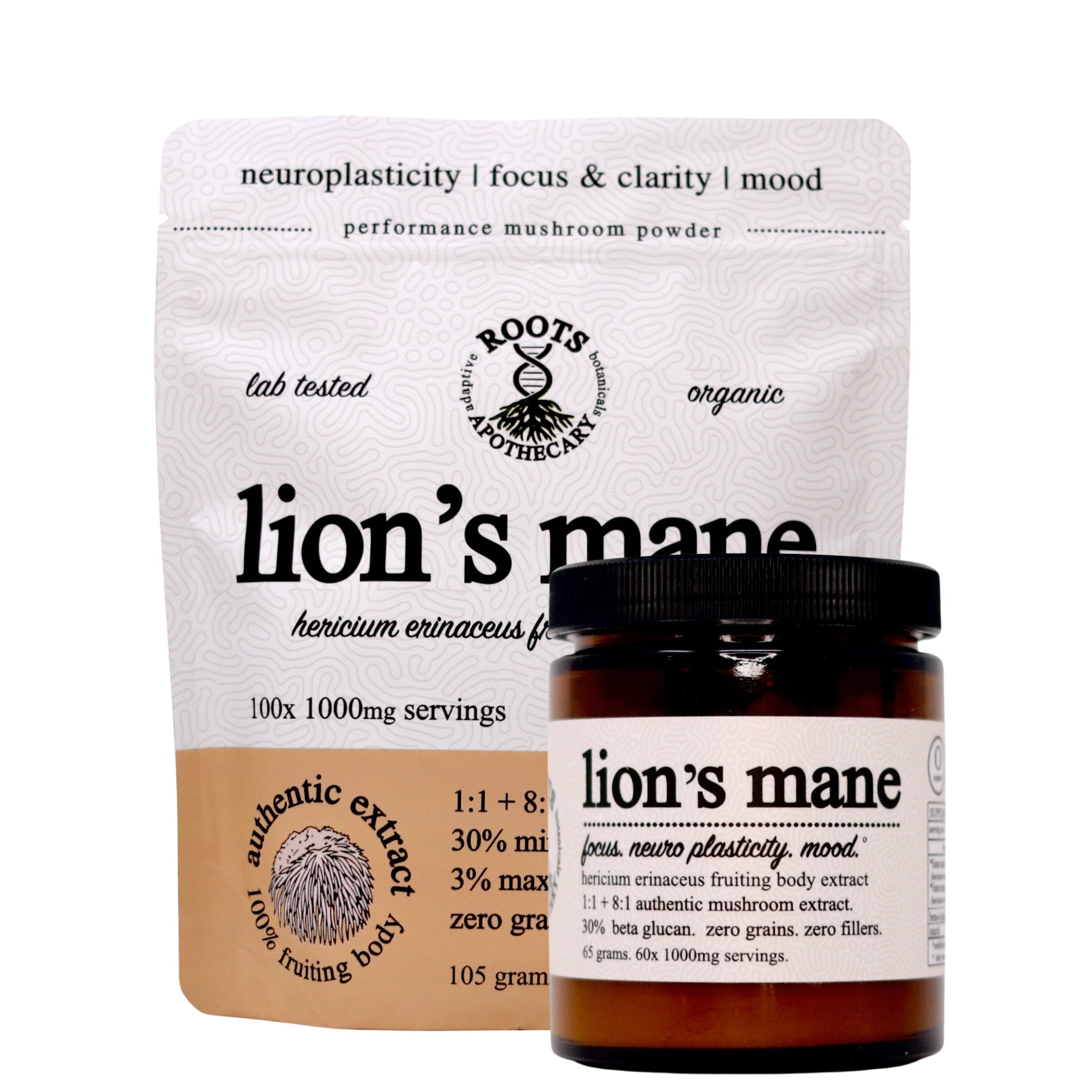 Organic Lion’s Mane Fruiting Body Mushroom Extract