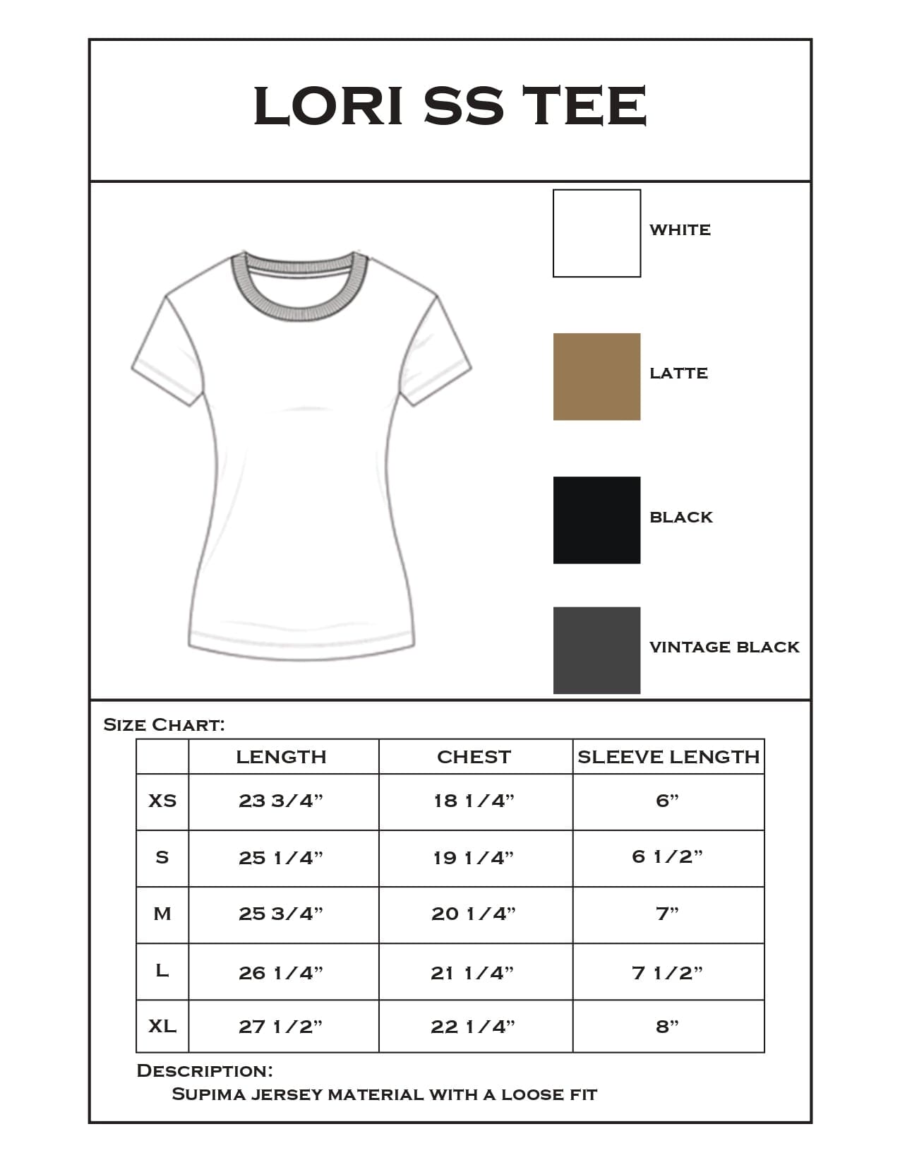 Lori Tee - My American Goods